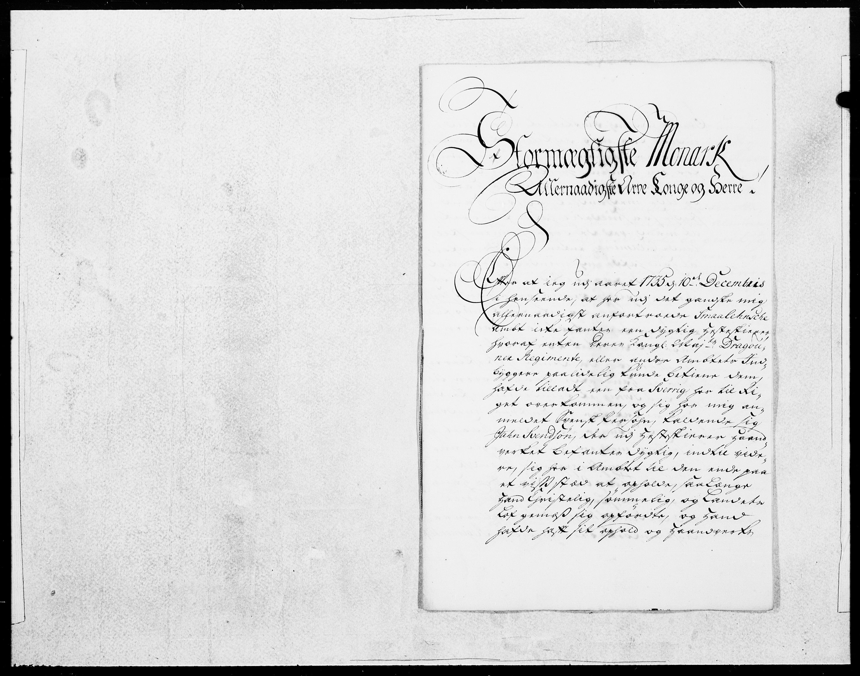 Danske Kanselli 1572-1799, AV/RA-EA-3023/F/Fc/Fcc/Fcca/L0128: Norske innlegg 1572-1799, 1738, p. 145