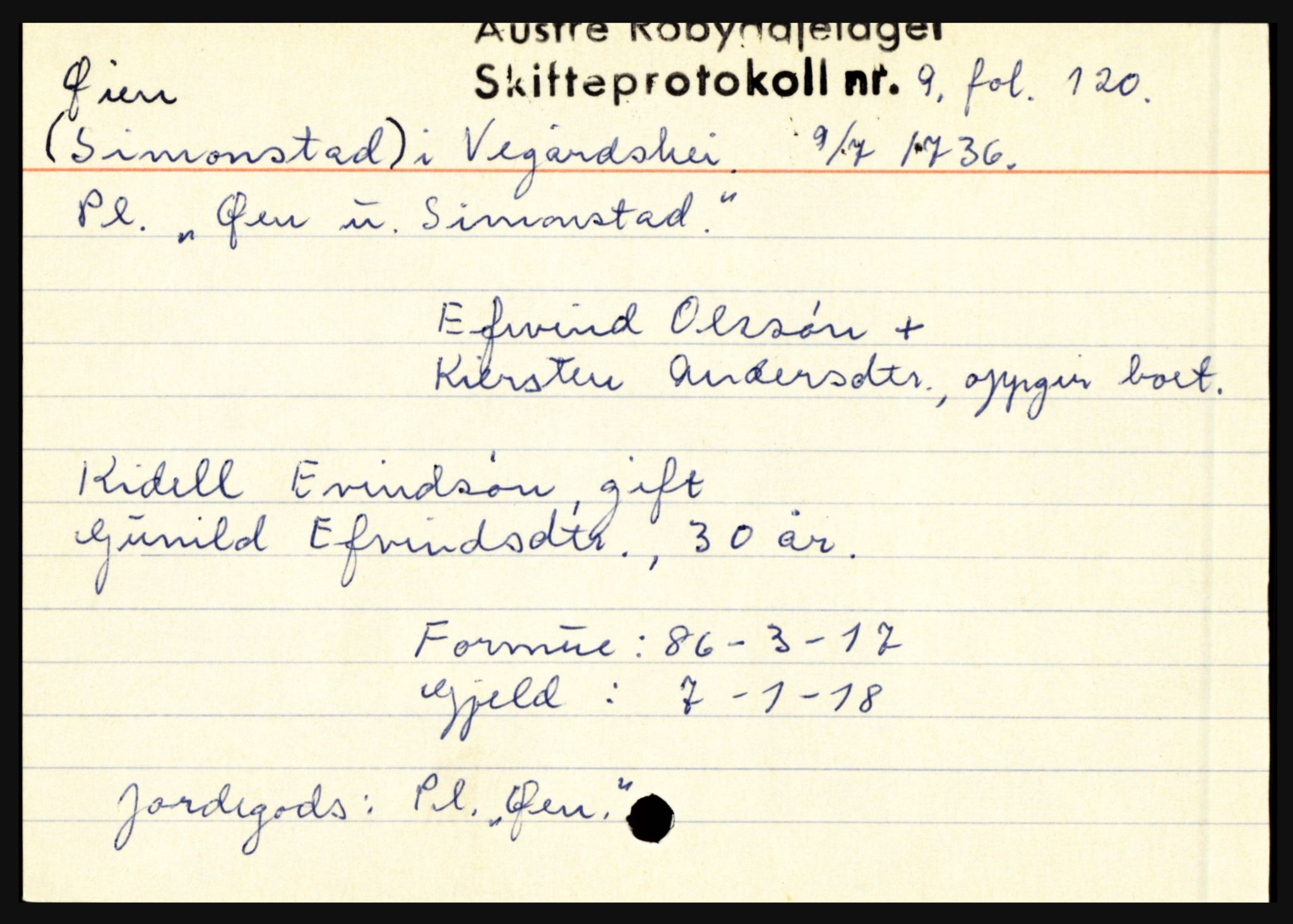 Østre Råbyggelag sorenskriveri, AV/SAK-1221-0016/H, p. 16441