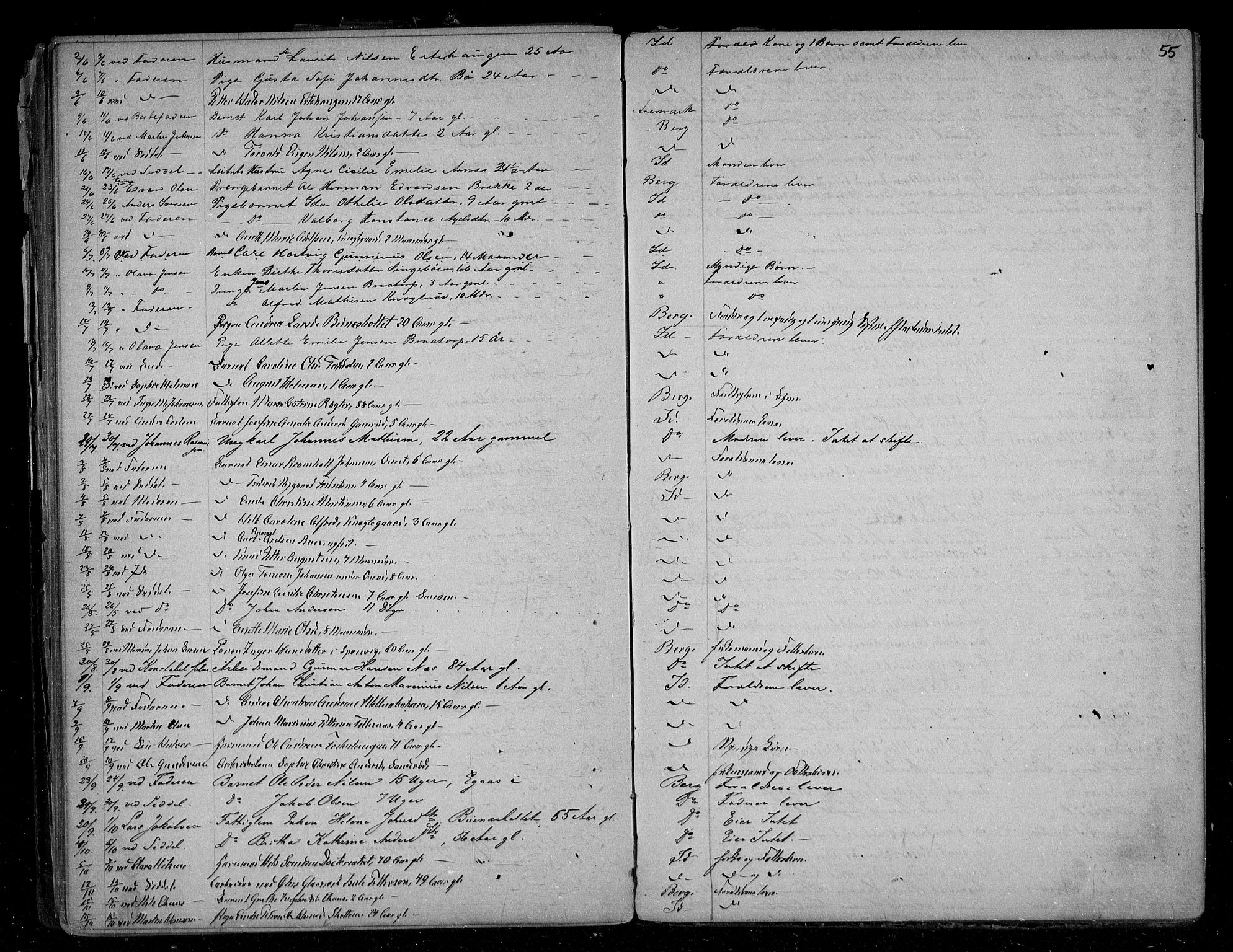 Idd og Marker sorenskriveri, AV/SAO-A-10283/H/Ha/Haa/L0001/0001: Dødsanmeldelsesprotokoller / Dødsanmeldelsesprotokoll, 1868-1890, p. 55