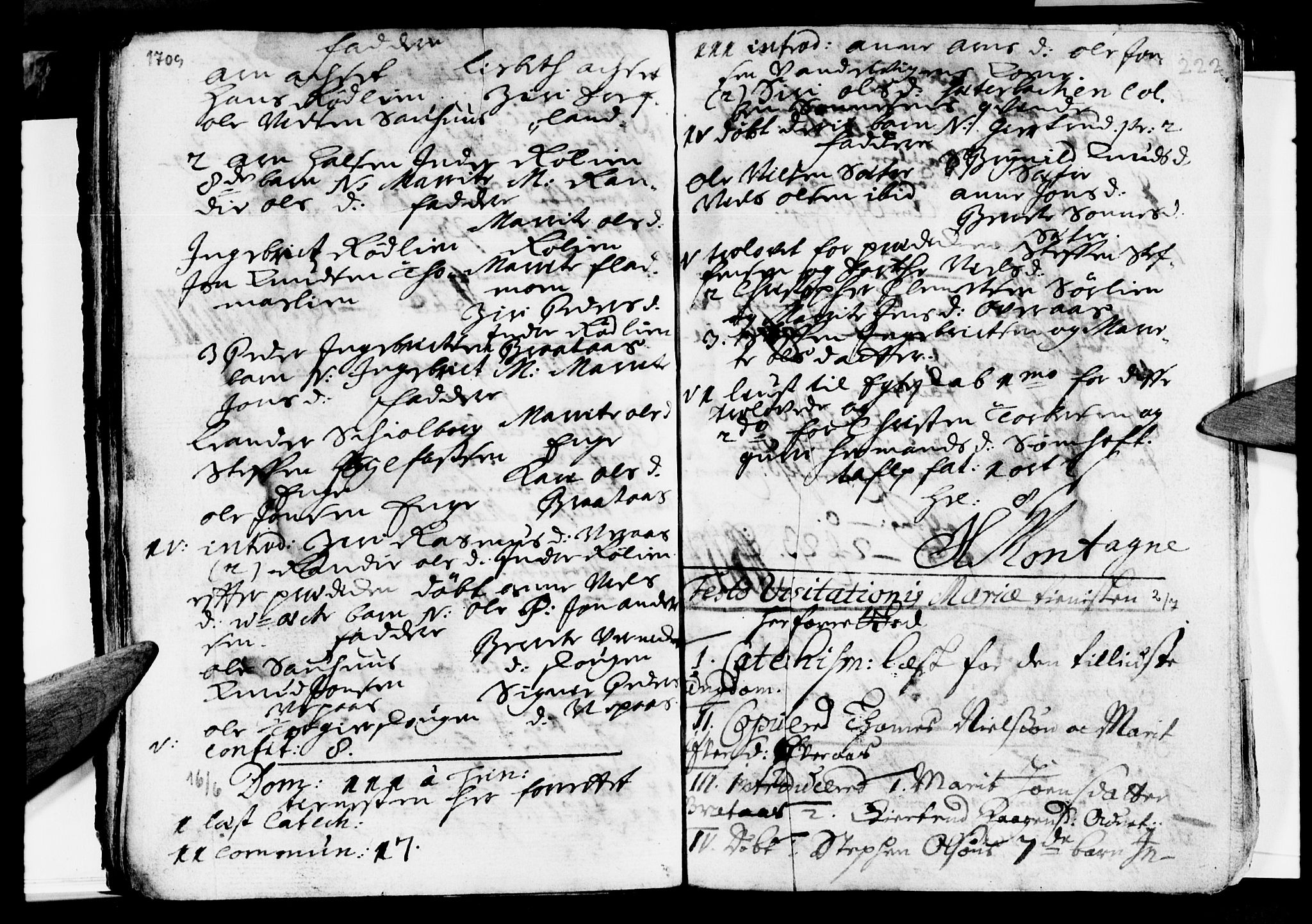 Ministerialprotokoller, klokkerbøker og fødselsregistre - Nordland, SAT/A-1459/814/L0220: Parish register (official) no. 814A01, 1677-1717, p. 222