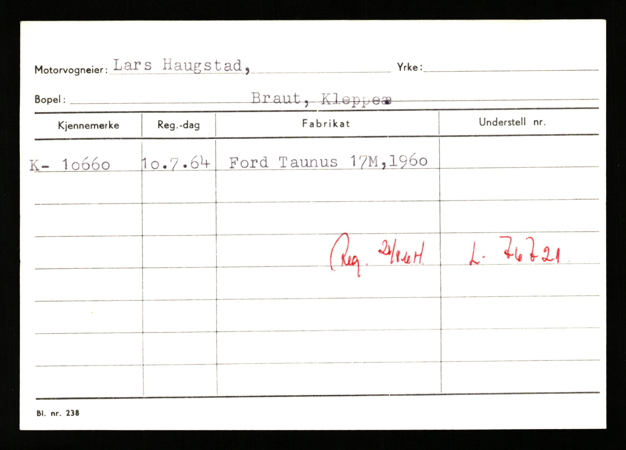 Stavanger trafikkstasjon, AV/SAST-A-101942/0/G/L0003: Registreringsnummer: 10466 - 15496, 1930-1971, p. 177