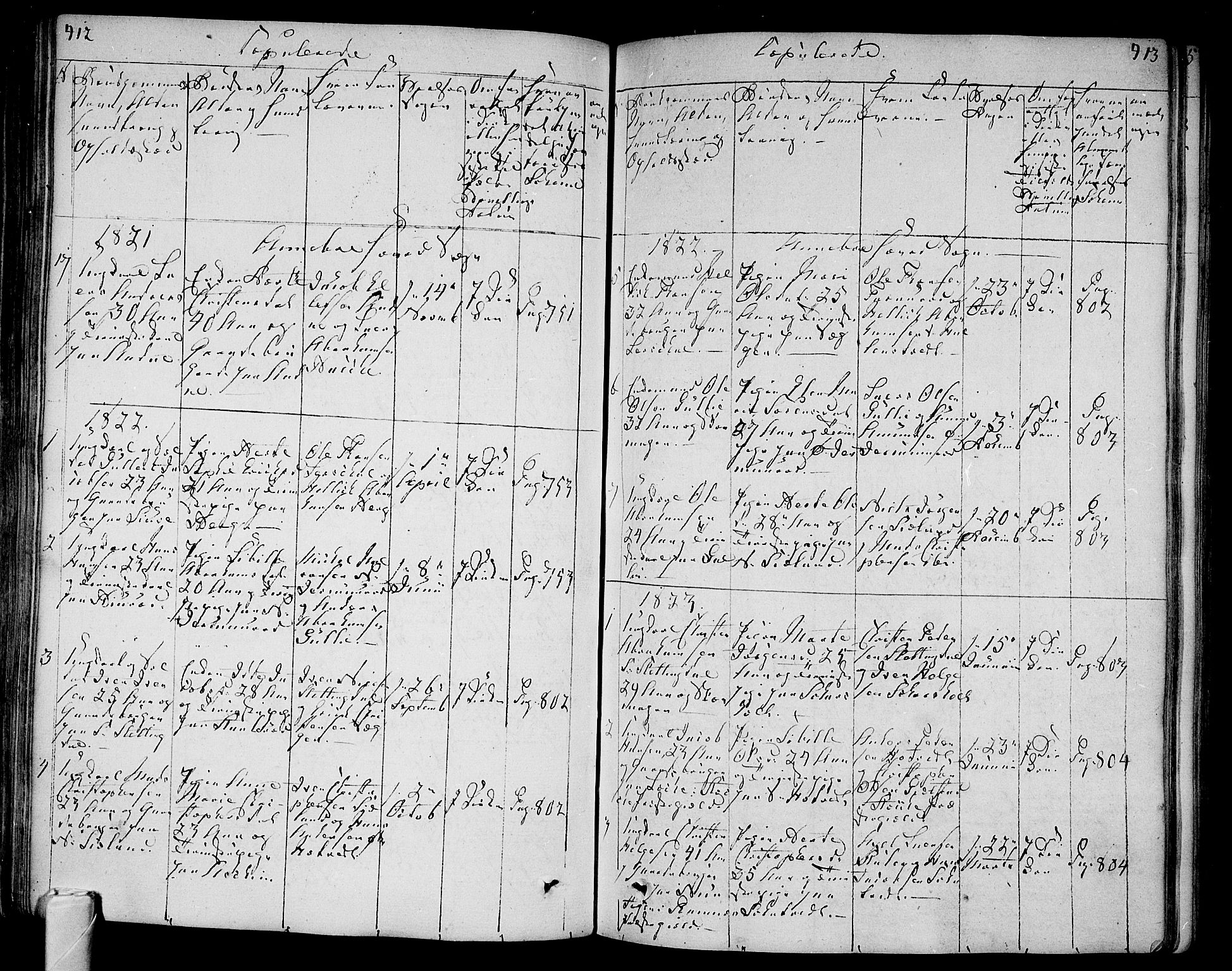 Andebu kirkebøker, SAKO/A-336/F/Fa/L0003: Parish register (official) no. 3 /1, 1803-1828, p. 412-413