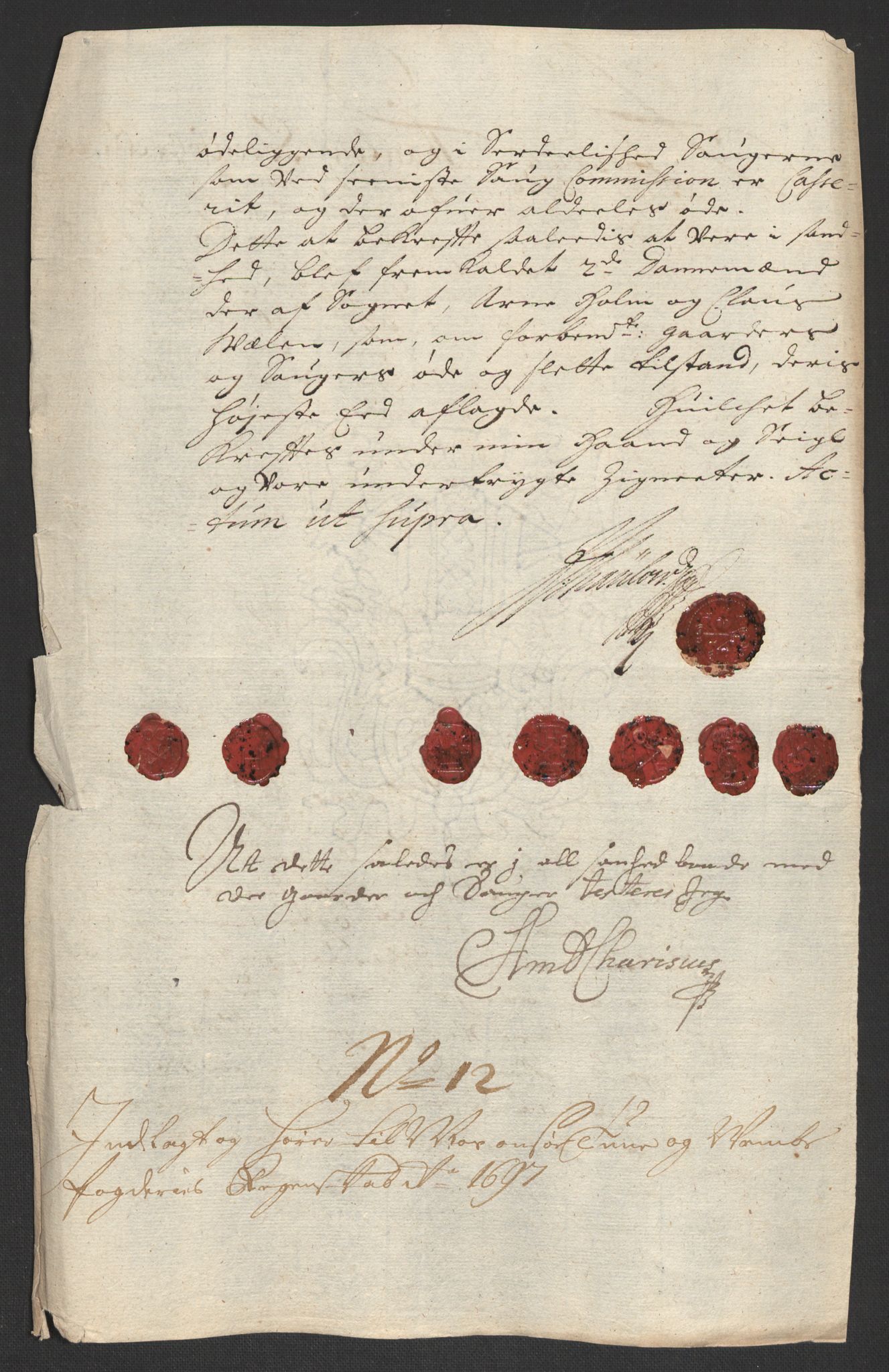 Rentekammeret inntil 1814, Reviderte regnskaper, Fogderegnskap, AV/RA-EA-4092/R04/L0125: Fogderegnskap Moss, Onsøy, Tune, Veme og Åbygge, 1697, p. 134