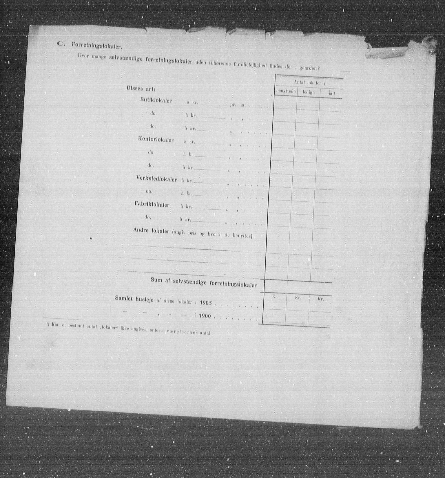 OBA, Municipal Census 1905 for Kristiania, 1905, p. 66237