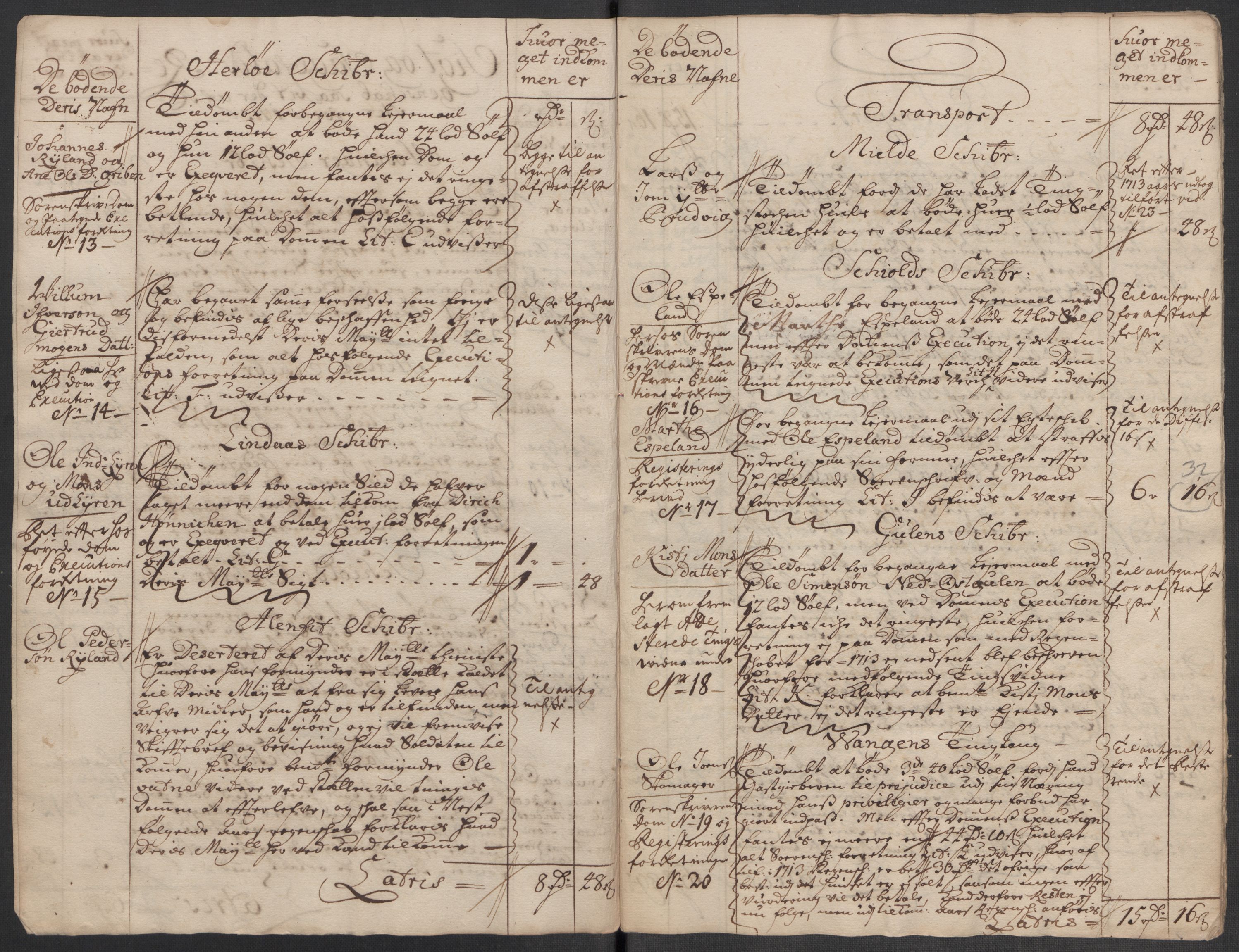 Rentekammeret inntil 1814, Reviderte regnskaper, Fogderegnskap, AV/RA-EA-4092/R51/L3197: Fogderegnskap Nordhordland og Voss, 1714, p. 225