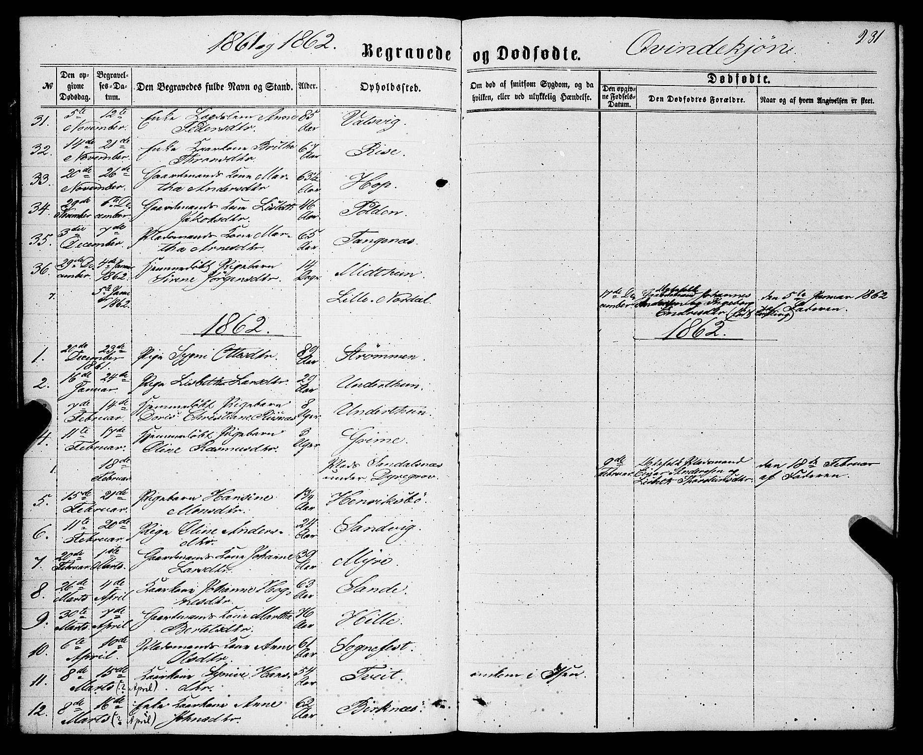 Gulen sokneprestembete, SAB/A-80201/H/Haa/Haaa/L0022: Parish register (official) no. A 22, 1859-1869, p. 231