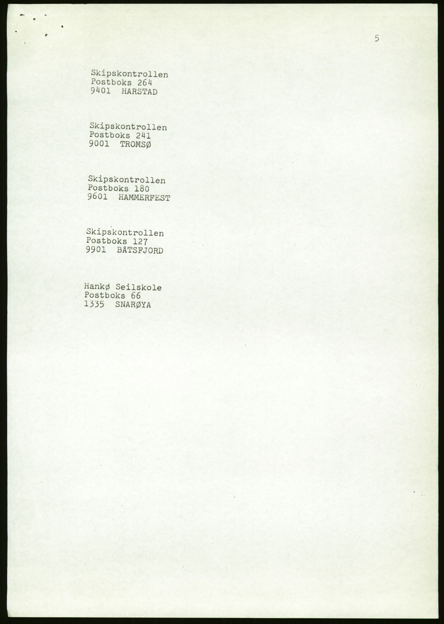 Sjøfartsdirektoratet med forløpere, generelt arkiv, AV/RA-S-1407/D/Du/Duc/L0642/0001: Skipskontrollen - Forskrifter / Forskrift om utleiebåter (2 mapper), 1978-1987, p. 93