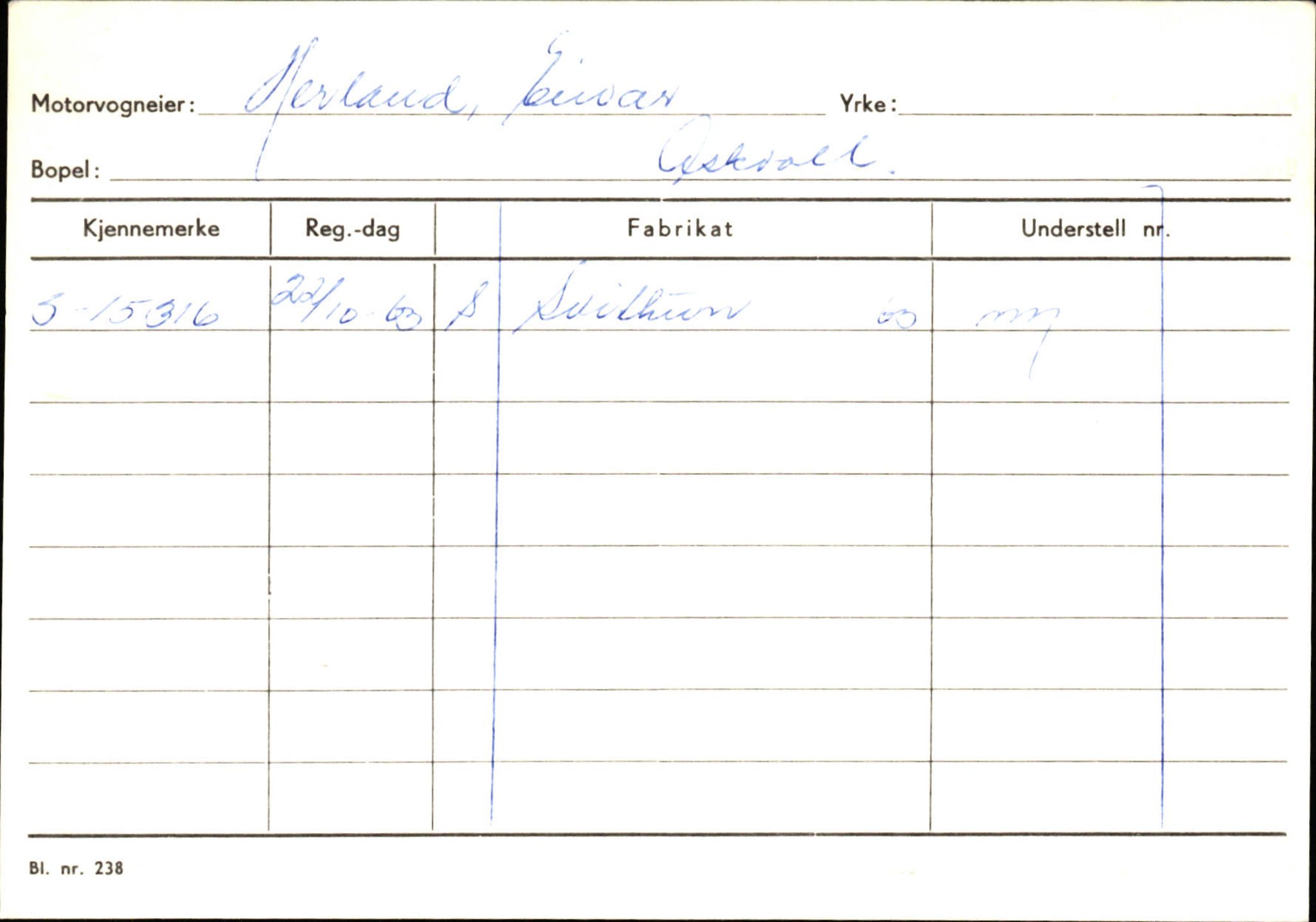 Statens vegvesen, Sogn og Fjordane vegkontor, AV/SAB-A-5301/4/F/L0132: Eigarregister Askvoll A-Å. Balestrand A-Å, 1945-1975, p. 542