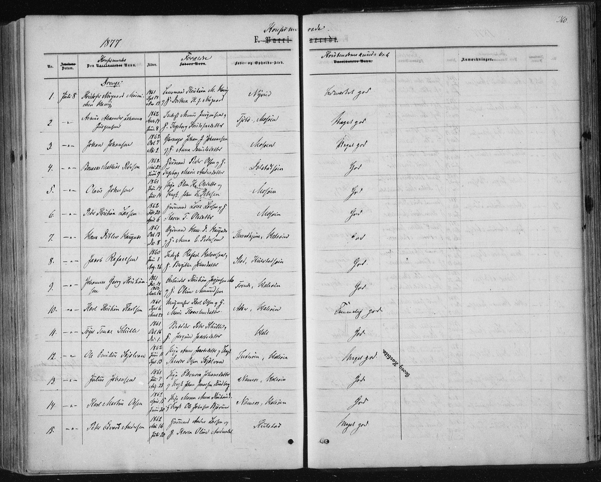 Ministerialprotokoller, klokkerbøker og fødselsregistre - Nordland, SAT/A-1459/820/L0294: Parish register (official) no. 820A15, 1866-1879, p. 360