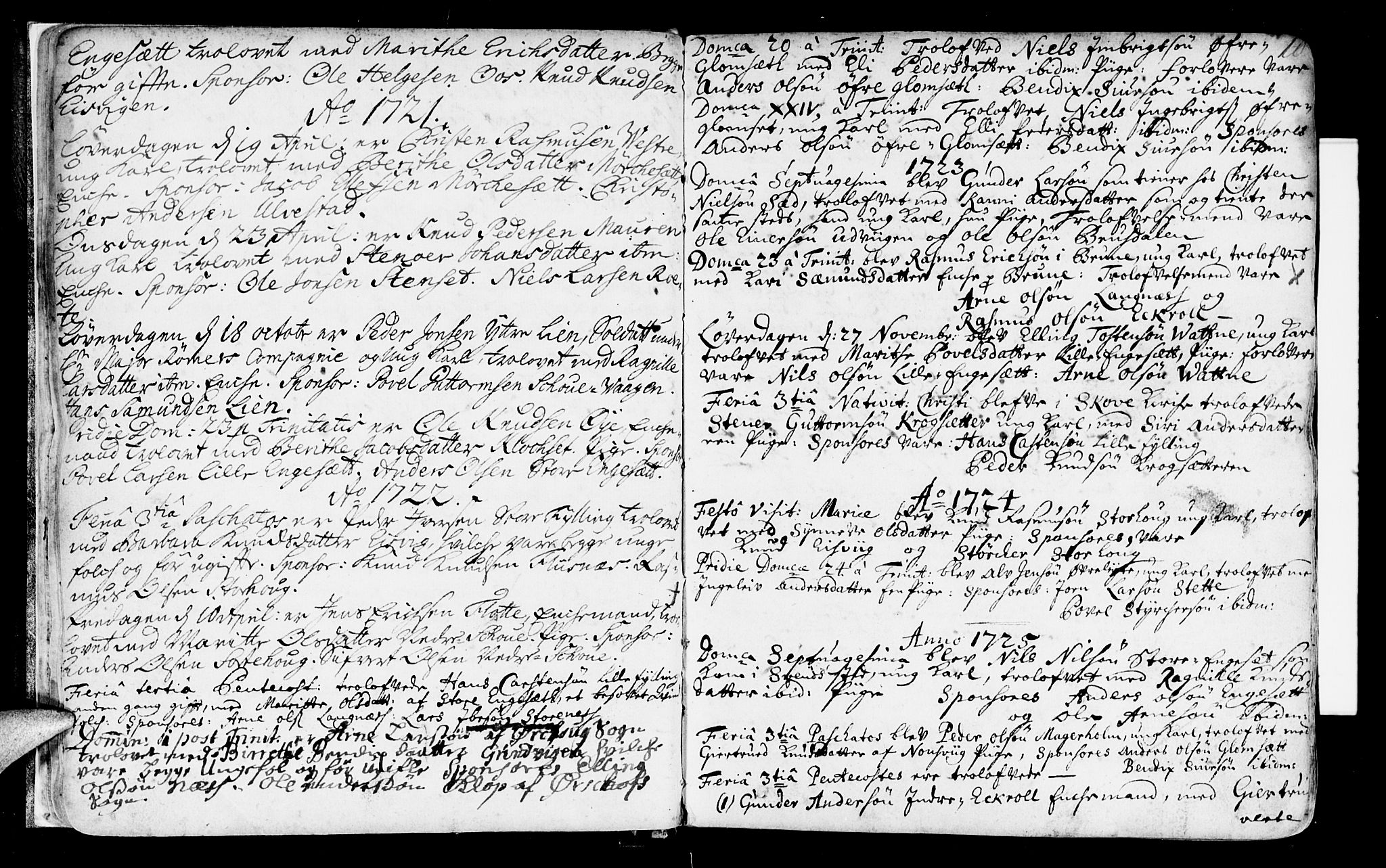 Ministerialprotokoller, klokkerbøker og fødselsregistre - Møre og Romsdal, AV/SAT-A-1454/524/L0349: Parish register (official) no. 524A01, 1698-1779, p. 10
