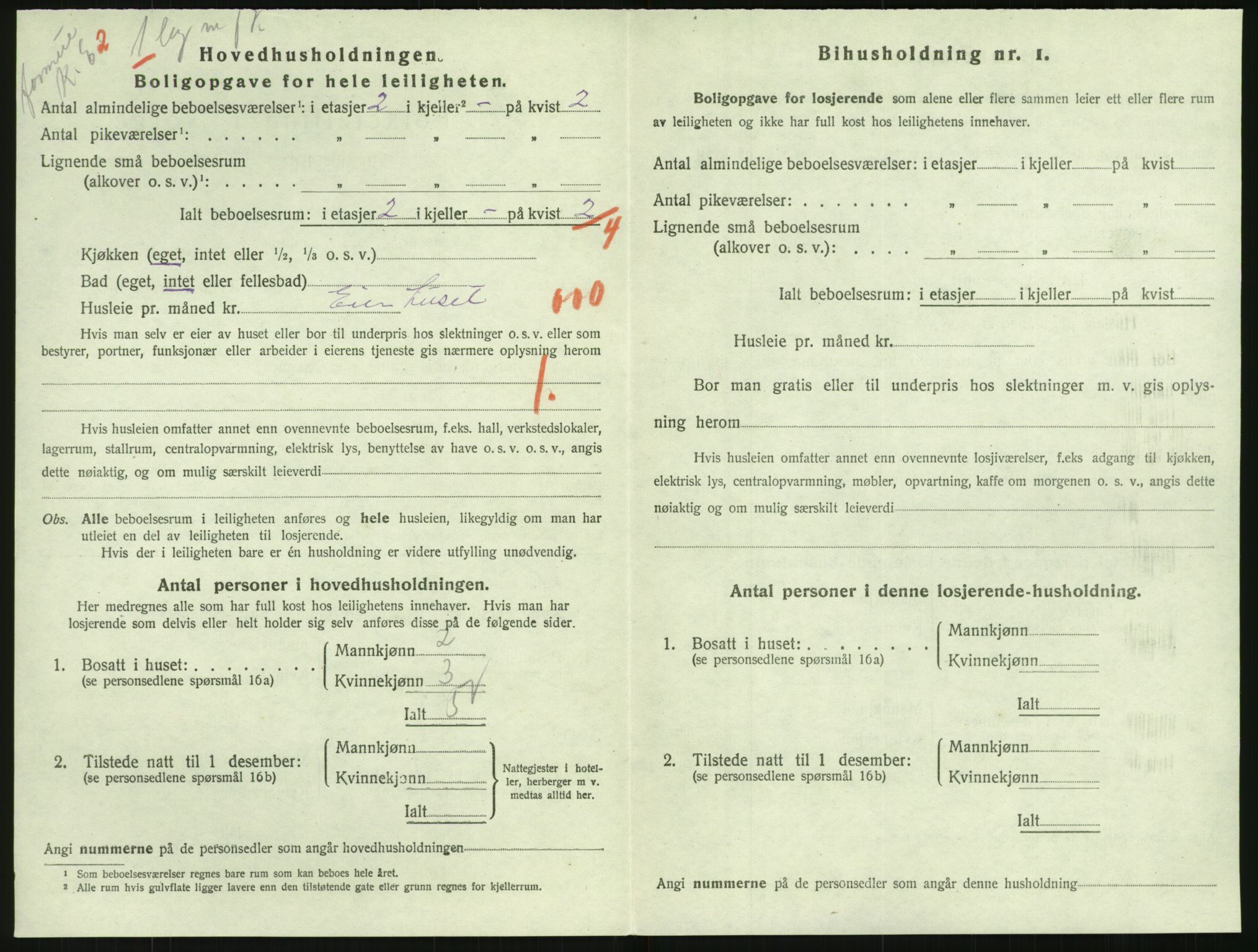 SAK, 1920 census for Lillesand, 1920, p. 1034