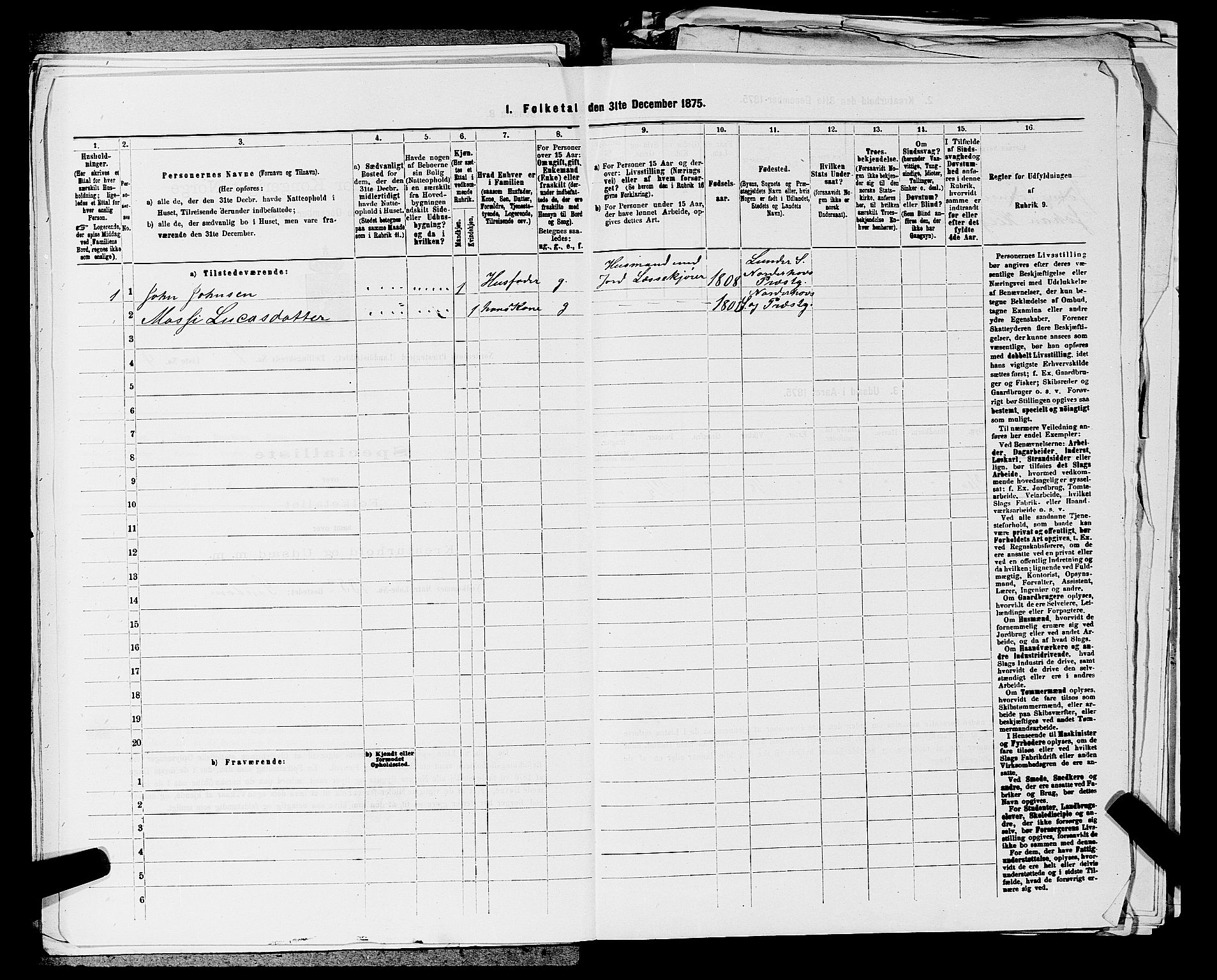 SAKO, 1875 census for 0613L Norderhov/Norderhov, Haug og Lunder, 1875, p. 1489