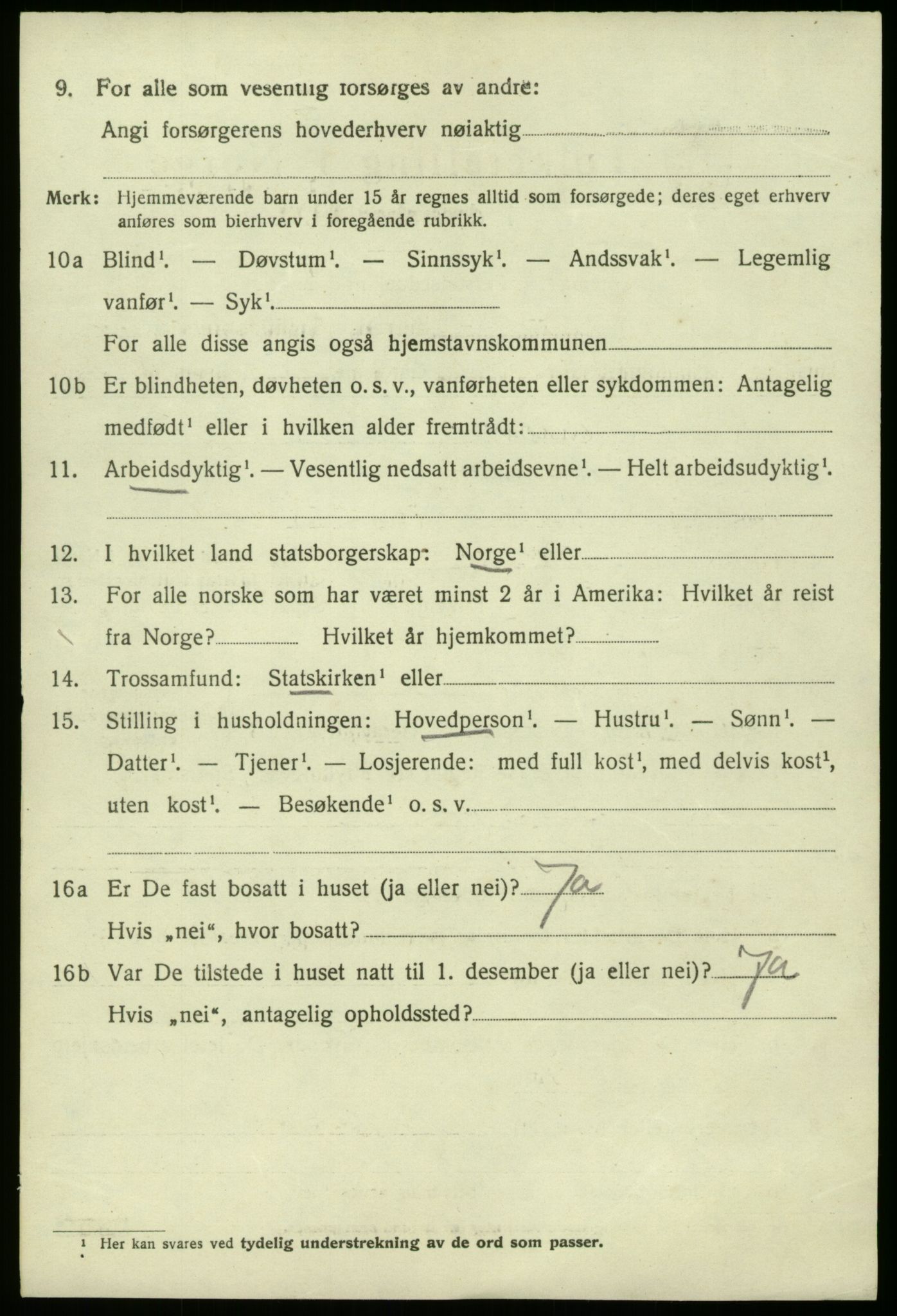 SAB, 1920 census for Fana, 1920, p. 16602