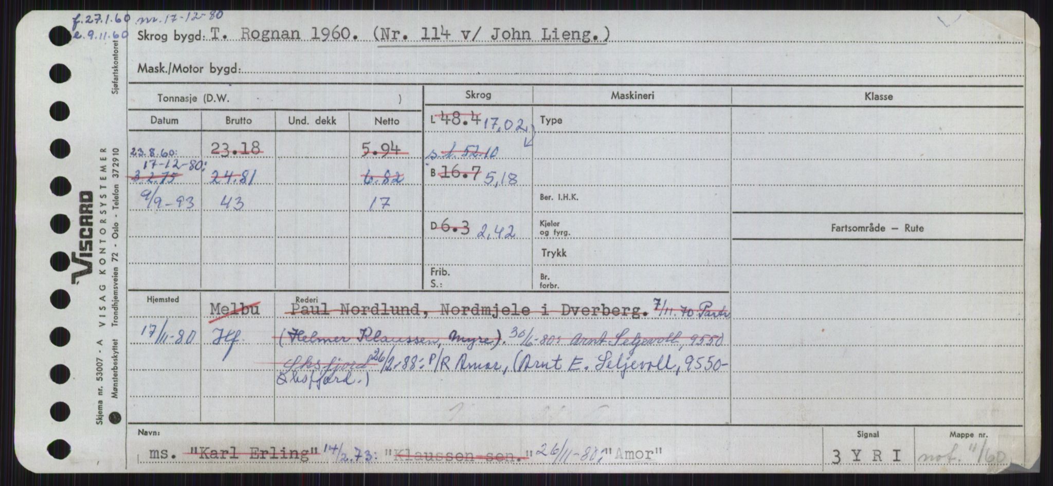 Sjøfartsdirektoratet med forløpere, Skipsmålingen, RA/S-1627/H/Ha/L0001/0001: Fartøy, A-Eig / Fartøy A-Bjøn, p. 193