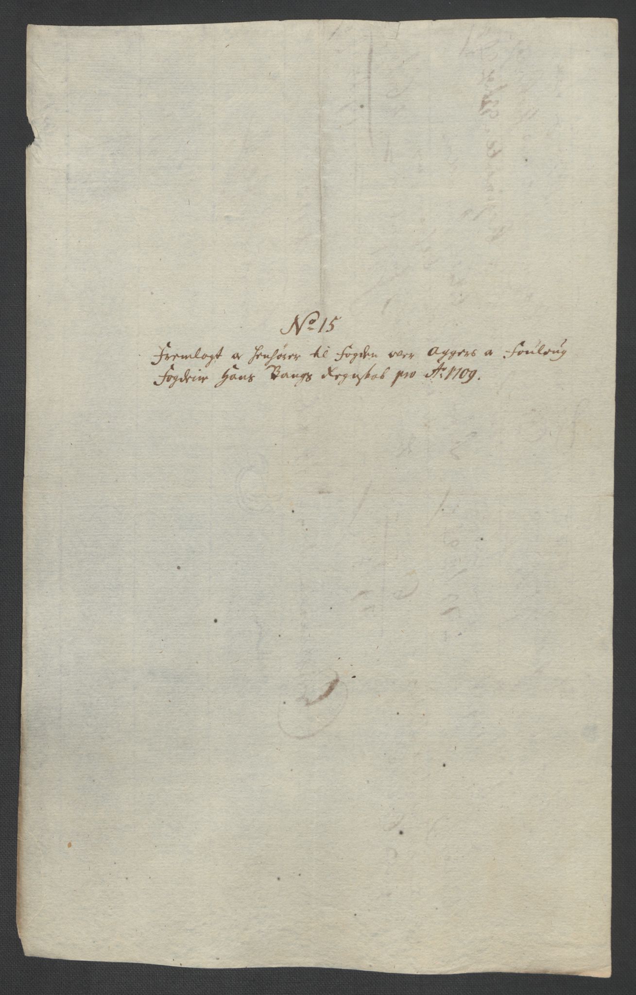 Rentekammeret inntil 1814, Reviderte regnskaper, Fogderegnskap, AV/RA-EA-4092/R10/L0447: Fogderegnskap Aker og Follo, 1707-1709, p. 526