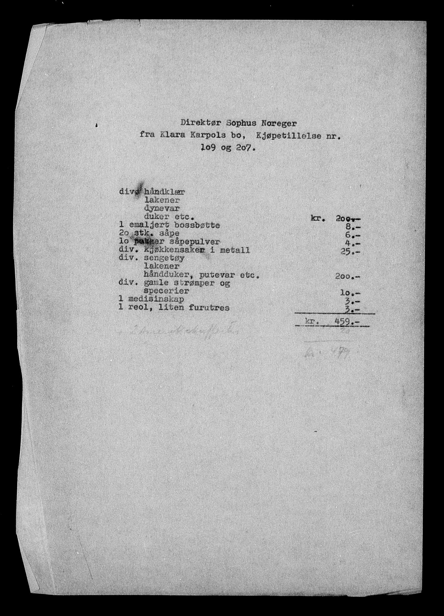 Justisdepartementet, Tilbakeføringskontoret for inndratte formuer, AV/RA-S-1564/H/Hc/Hcc/L0949: --, 1945-1947, p. 415