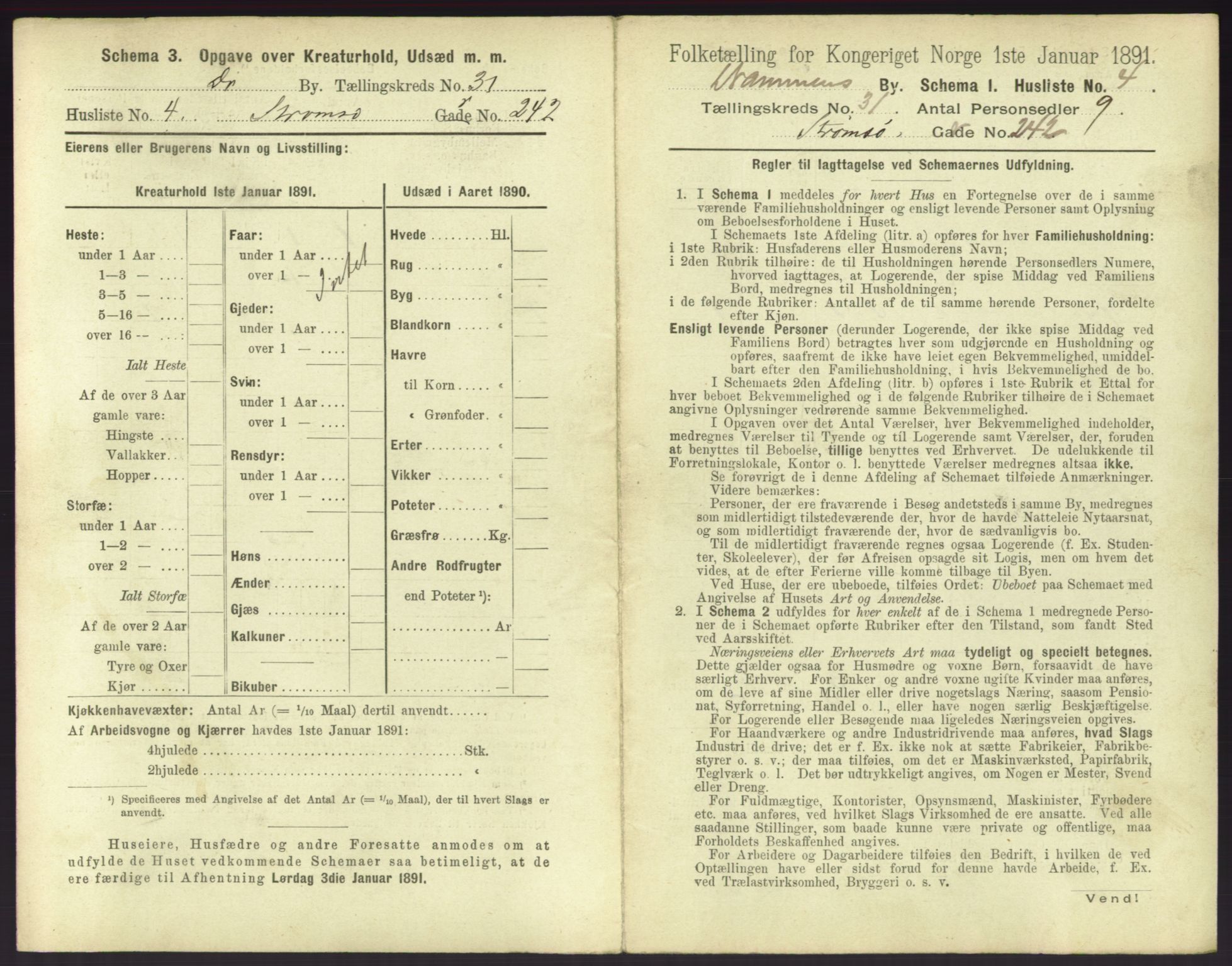 RA, 1891 census for 0602 Drammen, 1891, p. 2665