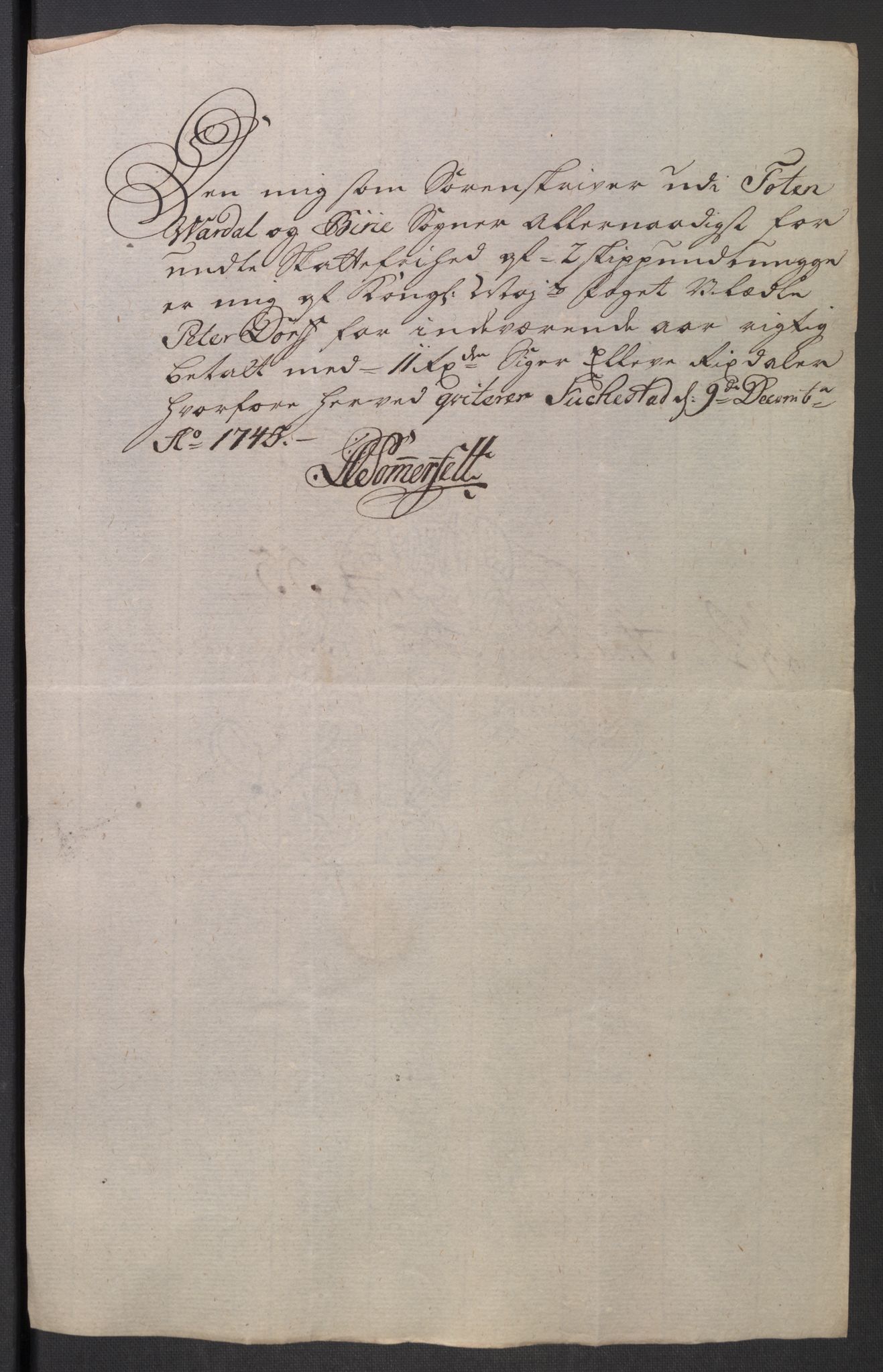 Rentekammeret inntil 1814, Reviderte regnskaper, Fogderegnskap, AV/RA-EA-4092/R18/L1345: Fogderegnskap Hadeland, Toten og Valdres, 1745-1746, p. 264