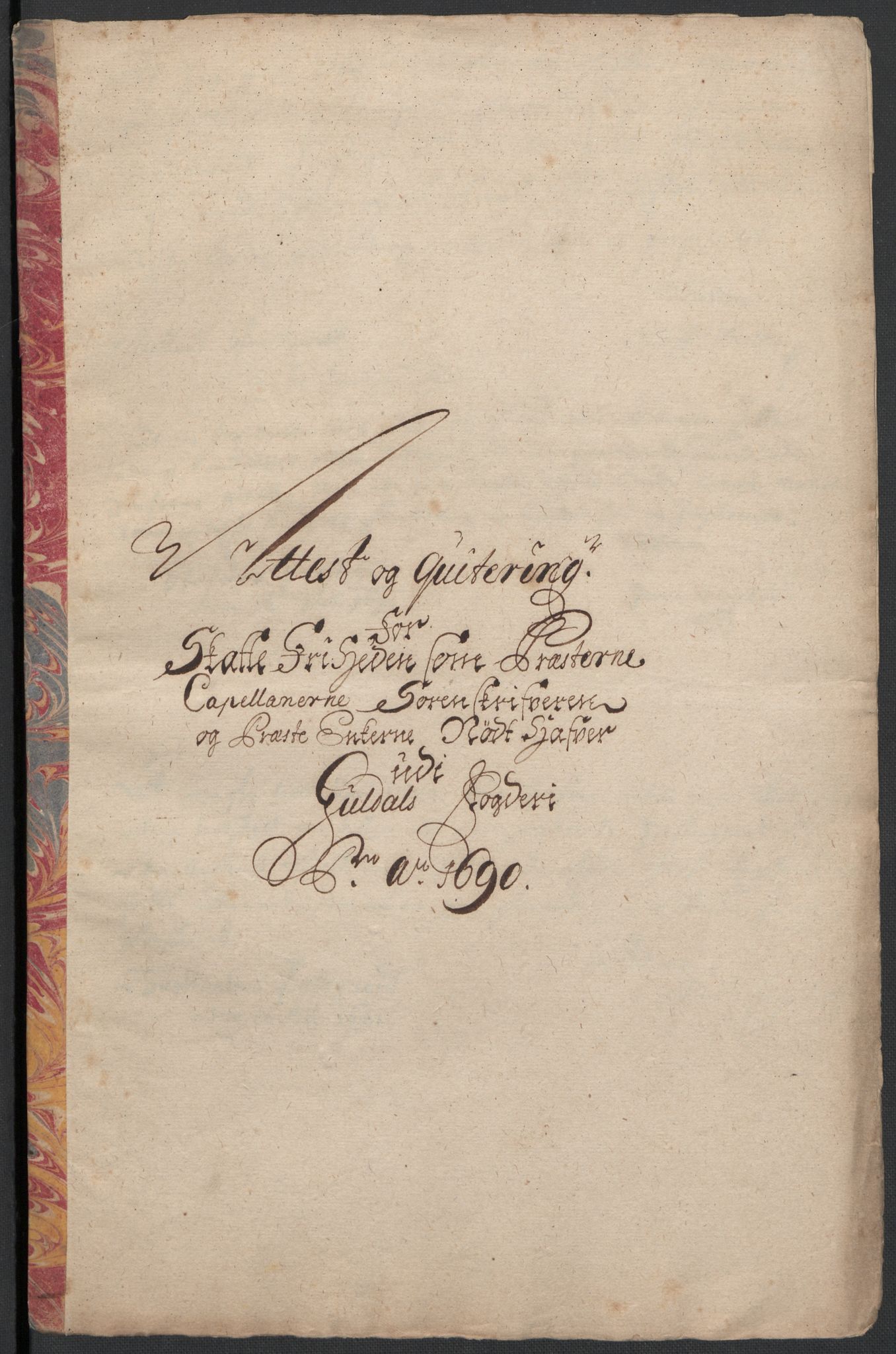 Rentekammeret inntil 1814, Reviderte regnskaper, Fogderegnskap, RA/EA-4092/R59/L3940: Fogderegnskap Gauldal, 1689-1690, p. 373