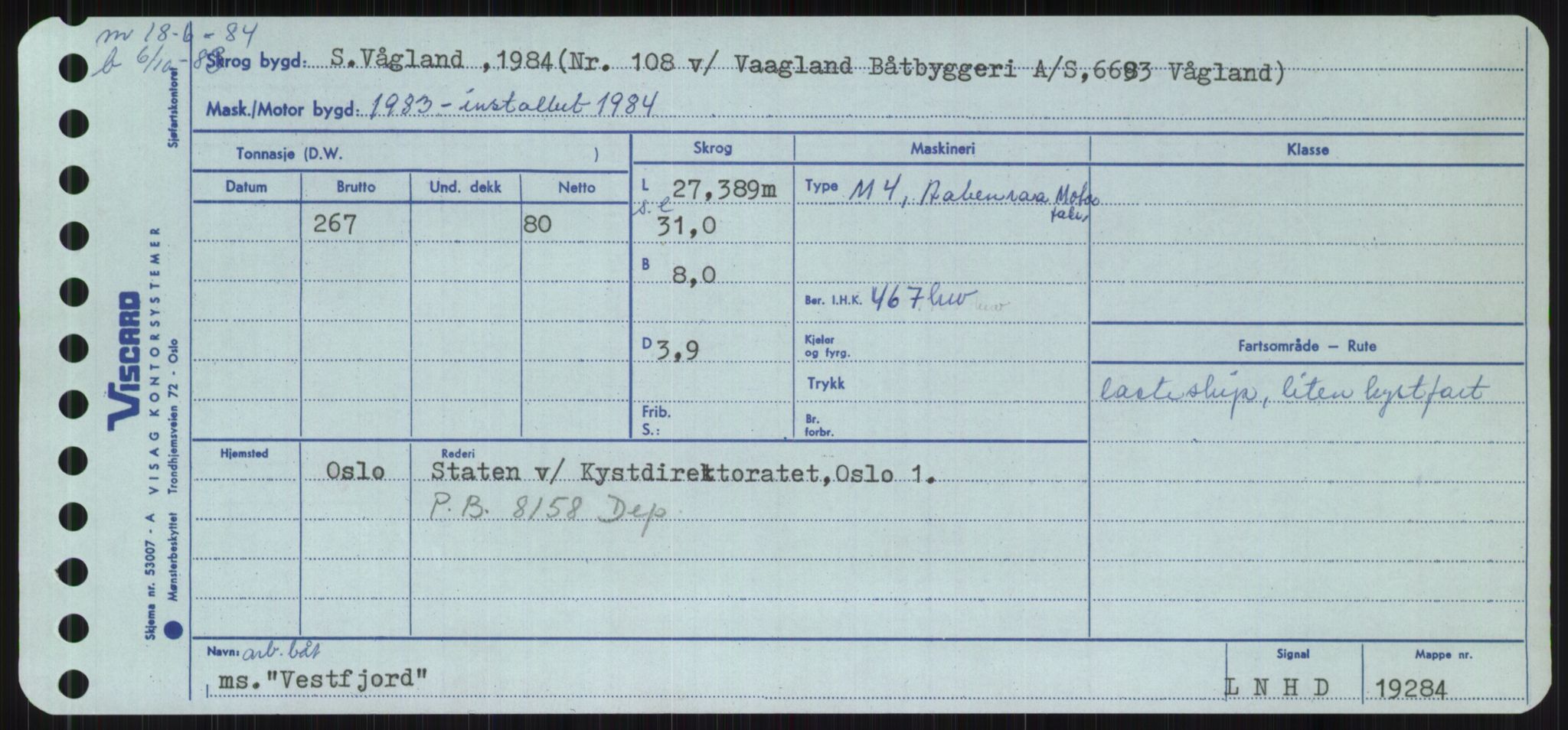 Sjøfartsdirektoratet med forløpere, Skipsmålingen, AV/RA-S-1627/H/Ha/L0006/0002: Fartøy, Sver-Å / Fartøy, U-Å, p. 319