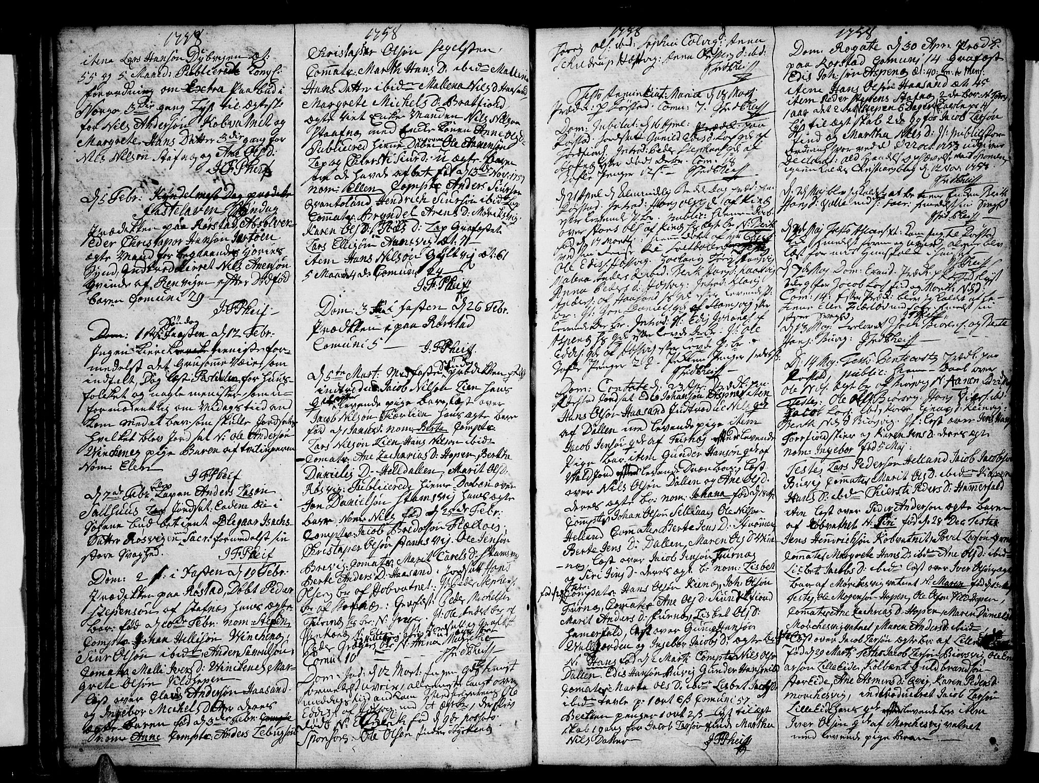 Ministerialprotokoller, klokkerbøker og fødselsregistre - Nordland, AV/SAT-A-1459/853/L0766: Parish register (official) no. 853A05, 1745-1791