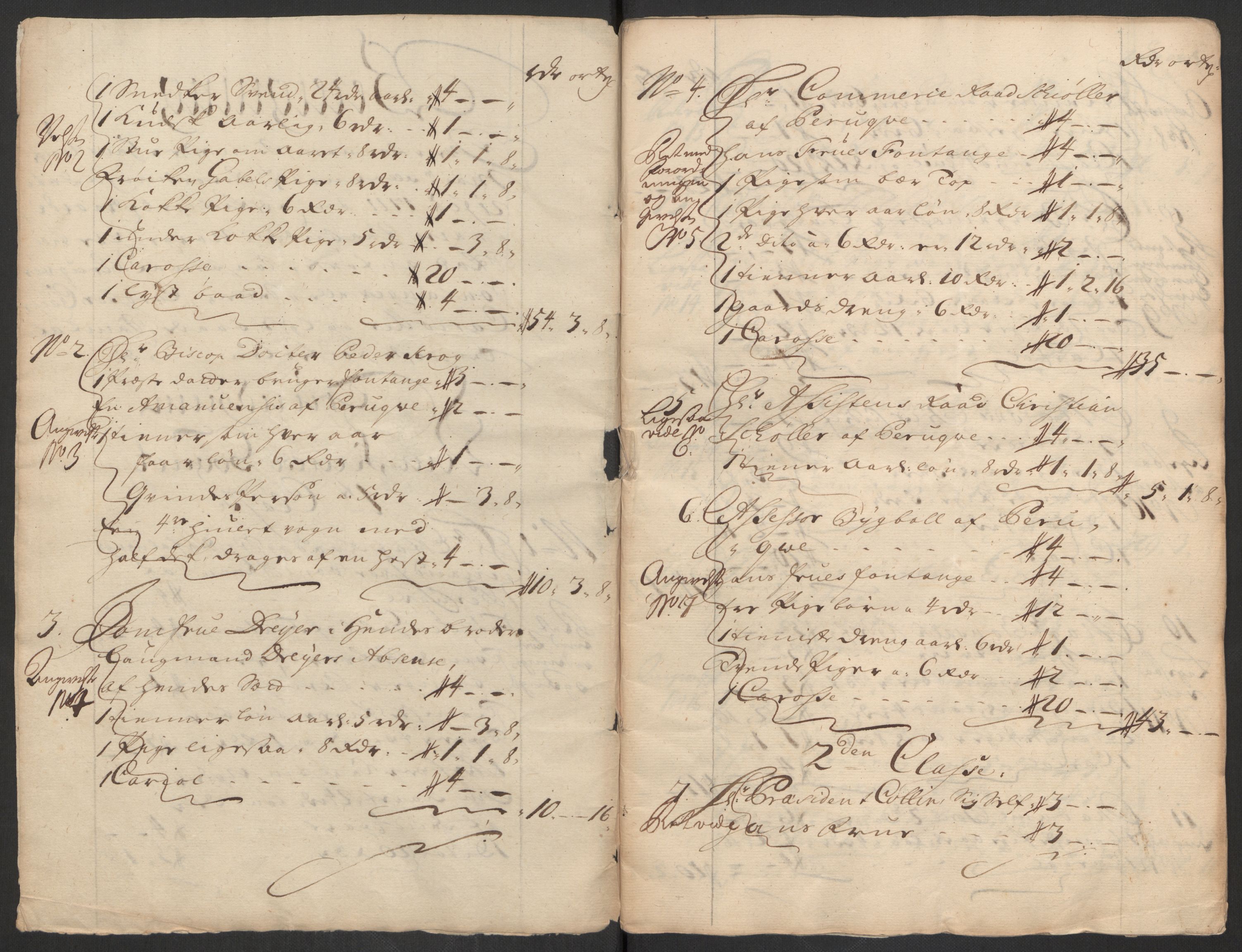 Rentekammeret inntil 1814, Reviderte regnskaper, Byregnskaper, AV/RA-EA-4066/R/Rs/L0507: [S3] Kontribusjonsregnskap, 1699-1711, p. 466