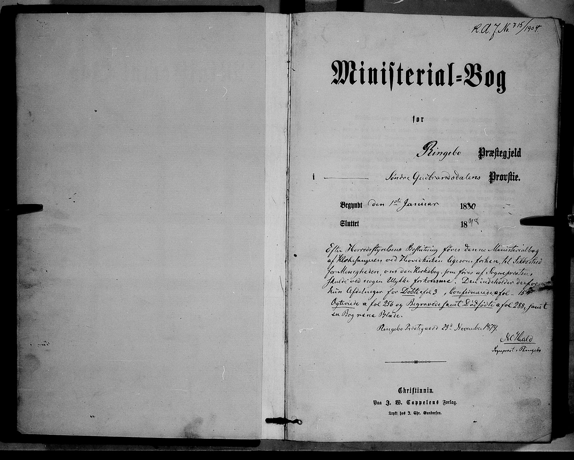 Ringebu prestekontor, SAH/PREST-082/H/Ha/Hab/L0006: Parish register (copy) no. 6, 1880-1898