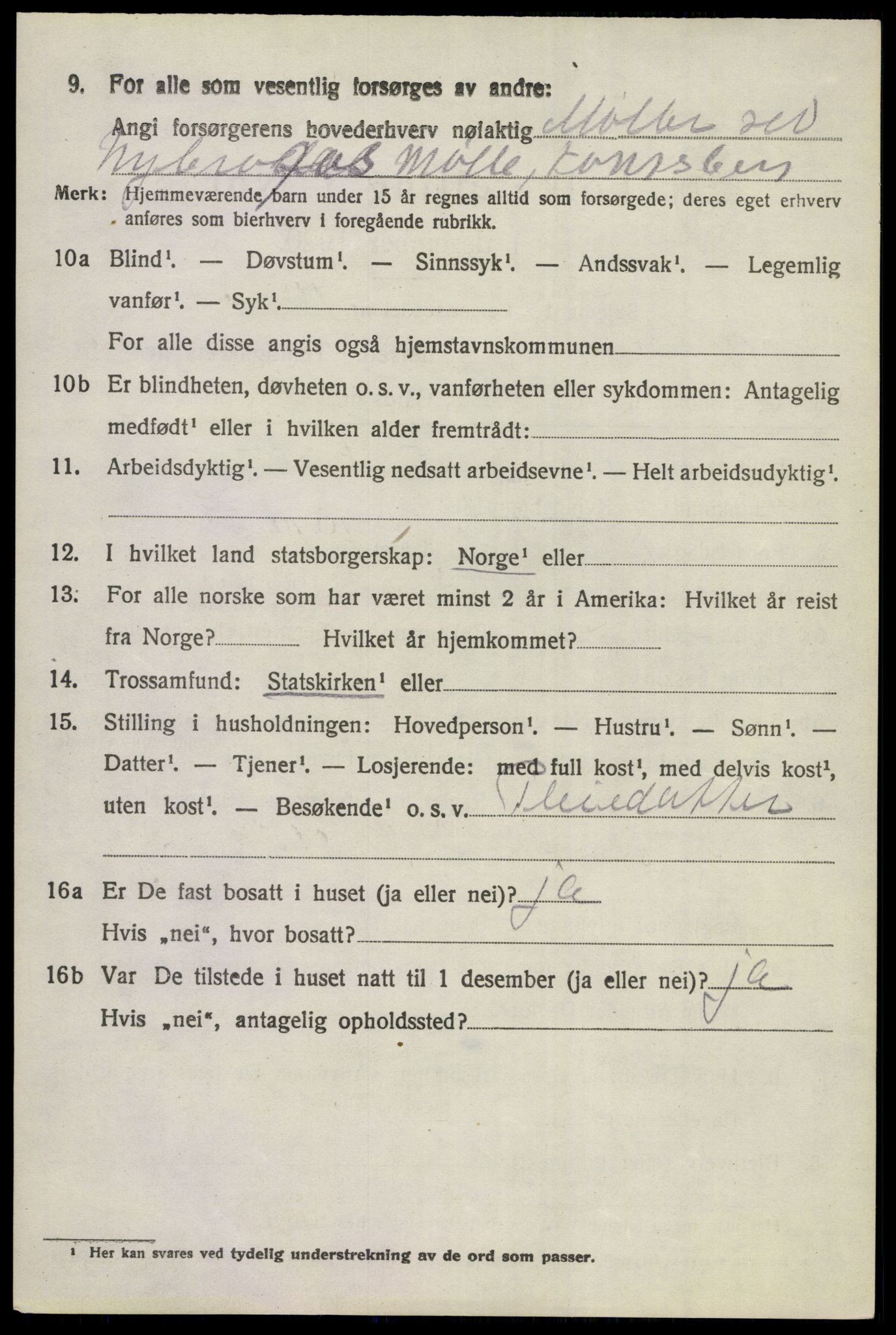 SAKO, 1920 census for Norderhov, 1920, p. 15227