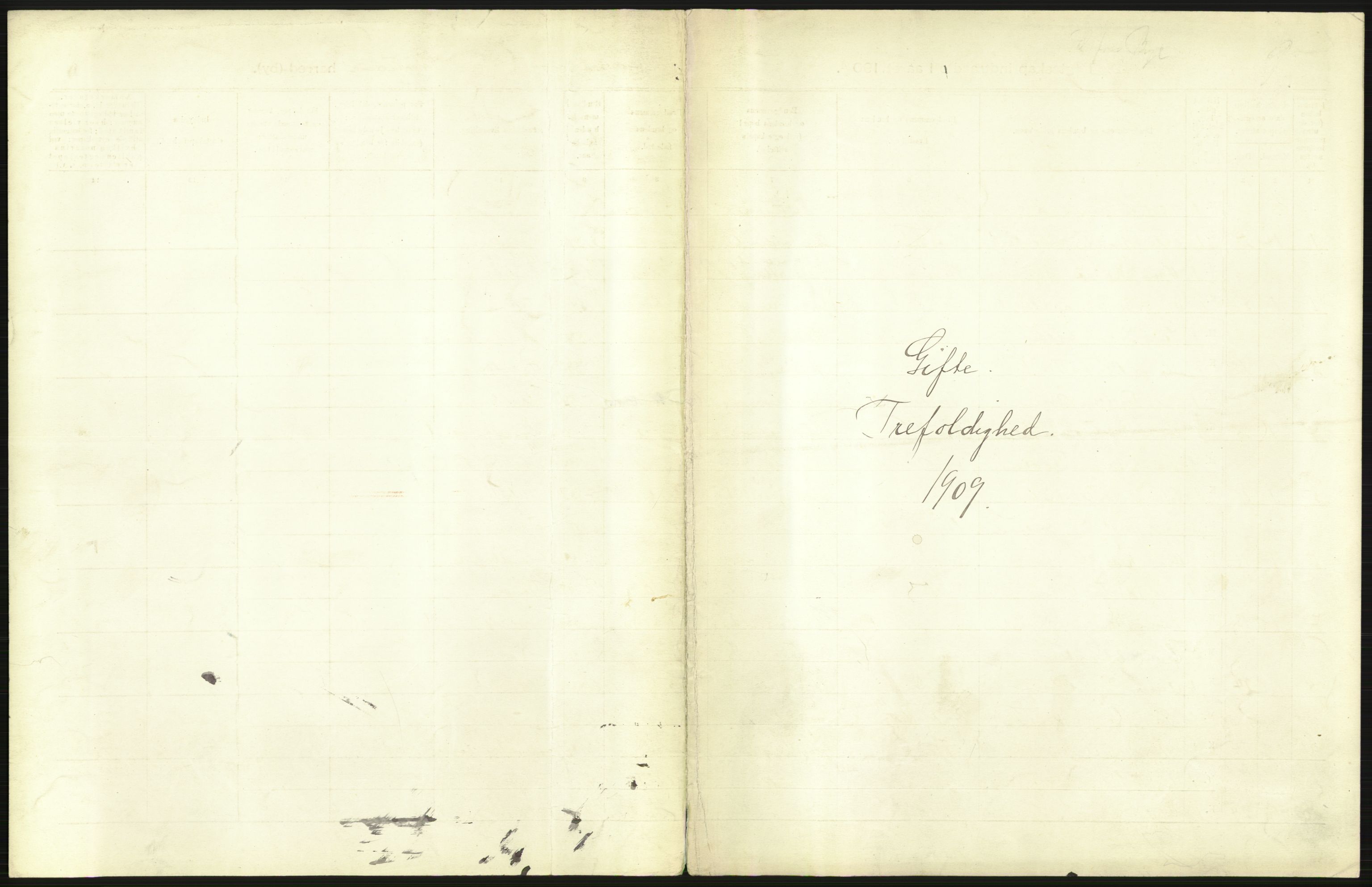 Statistisk sentralbyrå, Sosiodemografiske emner, Befolkning, AV/RA-S-2228/D/Df/Dfa/Dfag/L0008: Kristiania: Gifte., 1909, p. 59