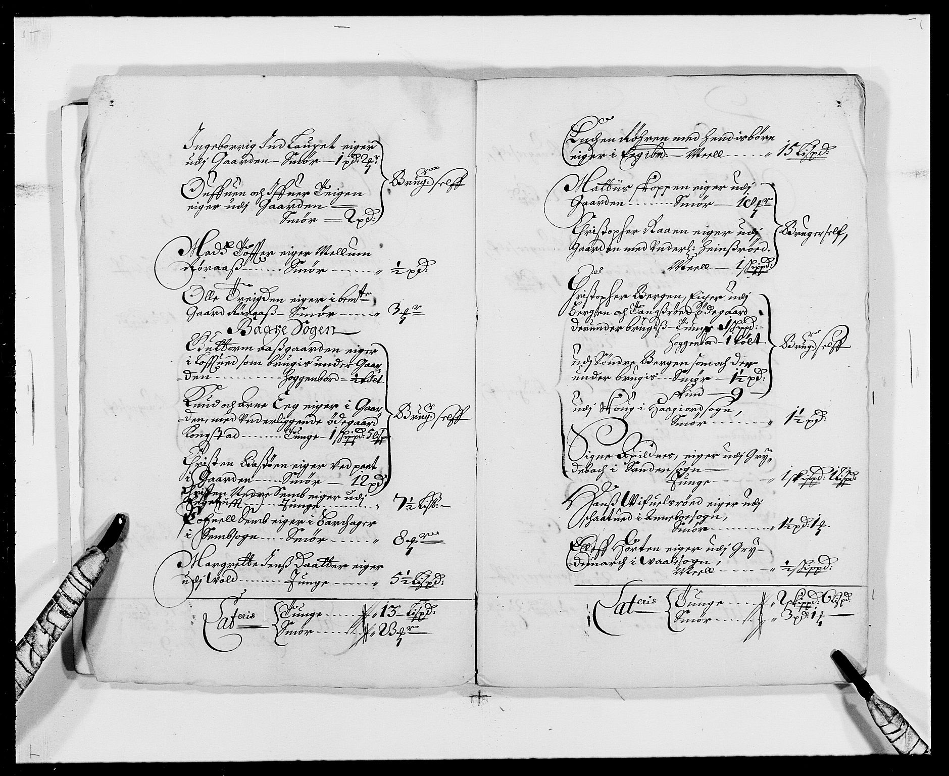 Rentekammeret inntil 1814, Reviderte regnskaper, Fogderegnskap, AV/RA-EA-4092/R32/L1841: Fogderegnskap Jarlsberg grevskap, 1664-1673, p. 288