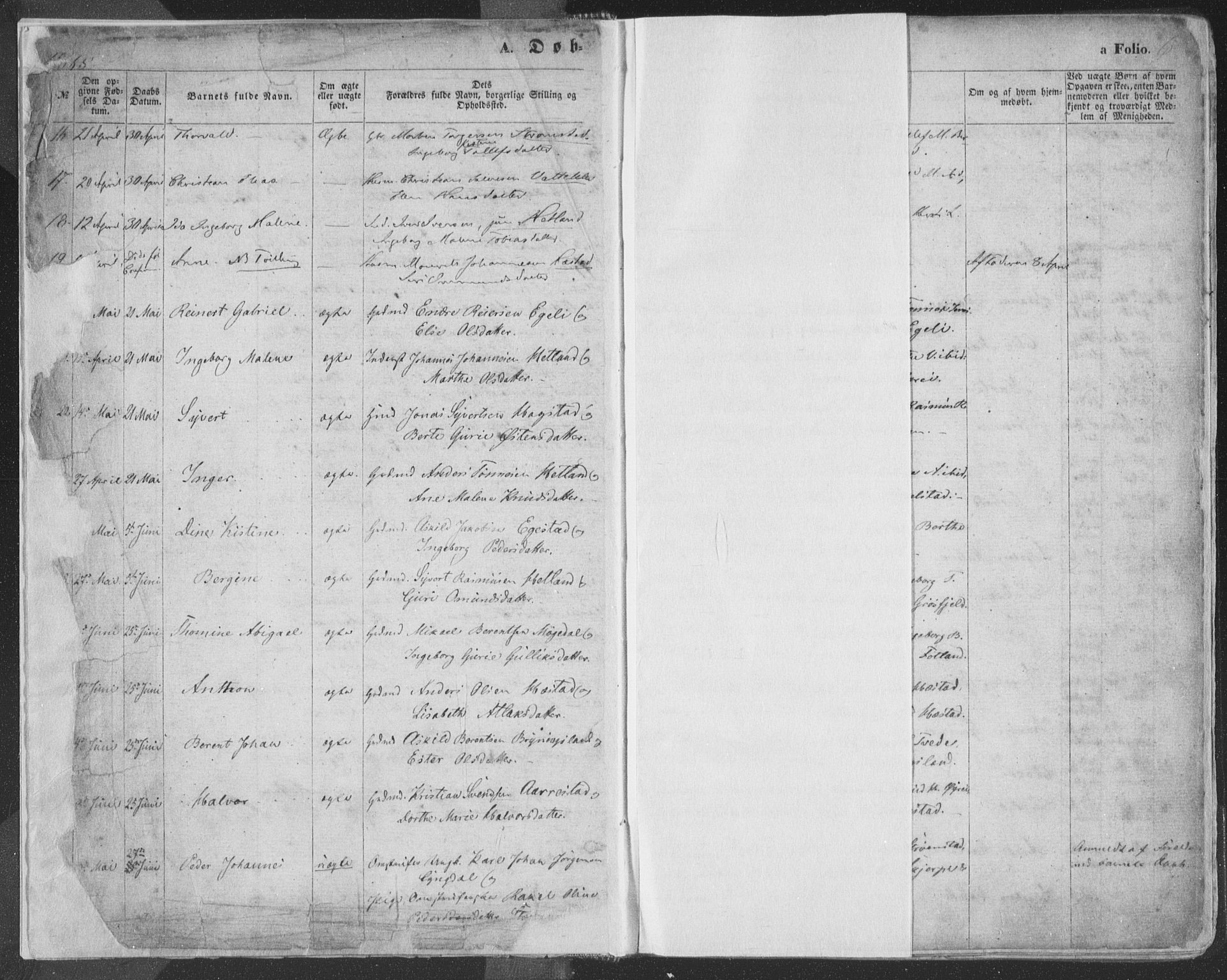 Helleland sokneprestkontor, AV/SAST-A-101810: Parish register (official) no. A 7.1, 1863-1886