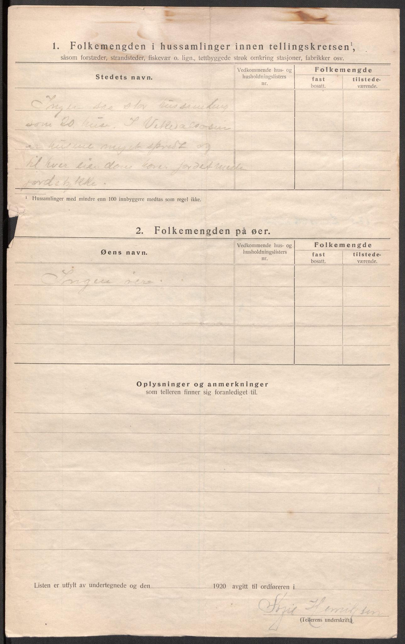 SAST, 1920 census for Vikedal, 1920, p. 44
