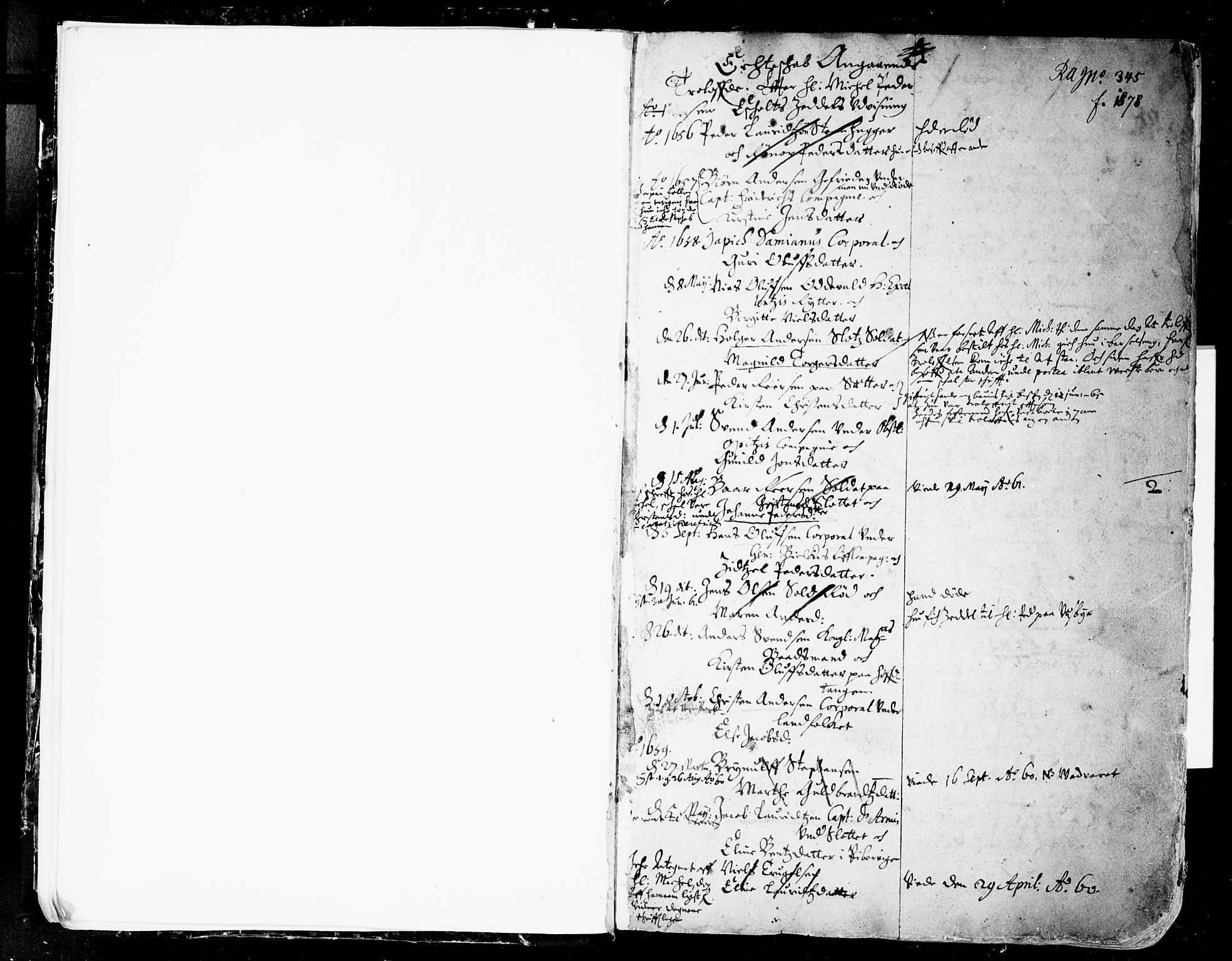 Aker prestekontor kirkebøker, AV/SAO-A-10861/F/L0001: Parish register (official) no. 1, 1656-1688