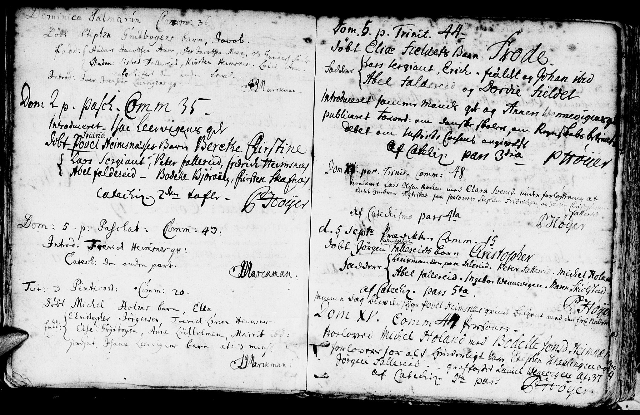 Ministerialprotokoller, klokkerbøker og fødselsregistre - Nord-Trøndelag, AV/SAT-A-1458/783/L0659: Parish register (official) no. 783A01, 1689-1814