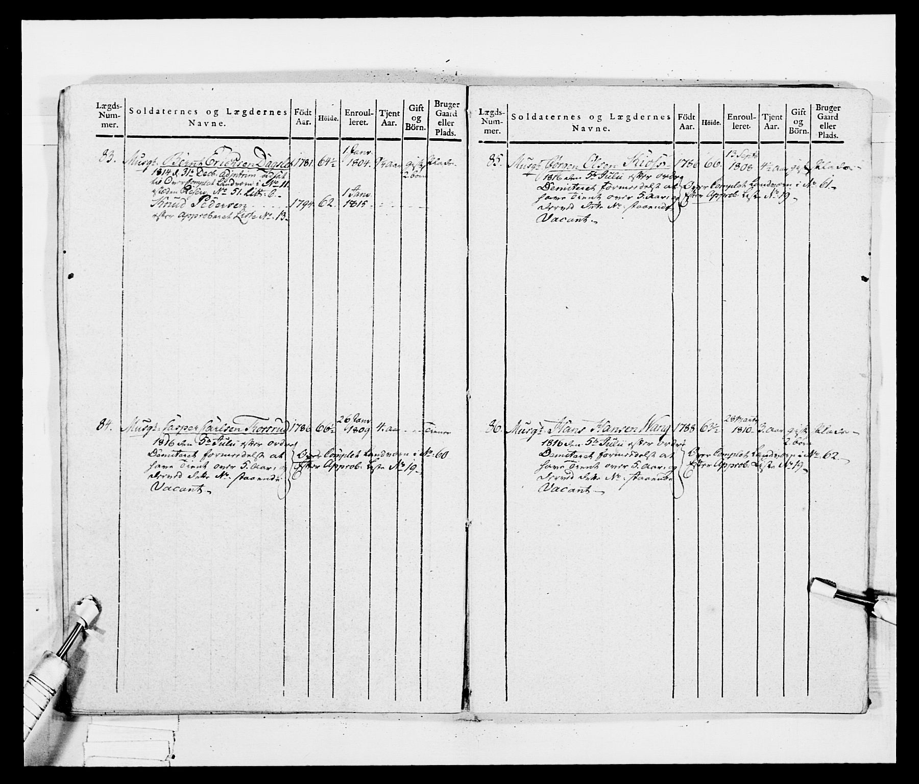 Generalitets- og kommissariatskollegiet, Det kongelige norske kommissariatskollegium, AV/RA-EA-5420/E/Eh/L0035: Nordafjelske gevorbne infanteriregiment, 1812-1813, p. 489