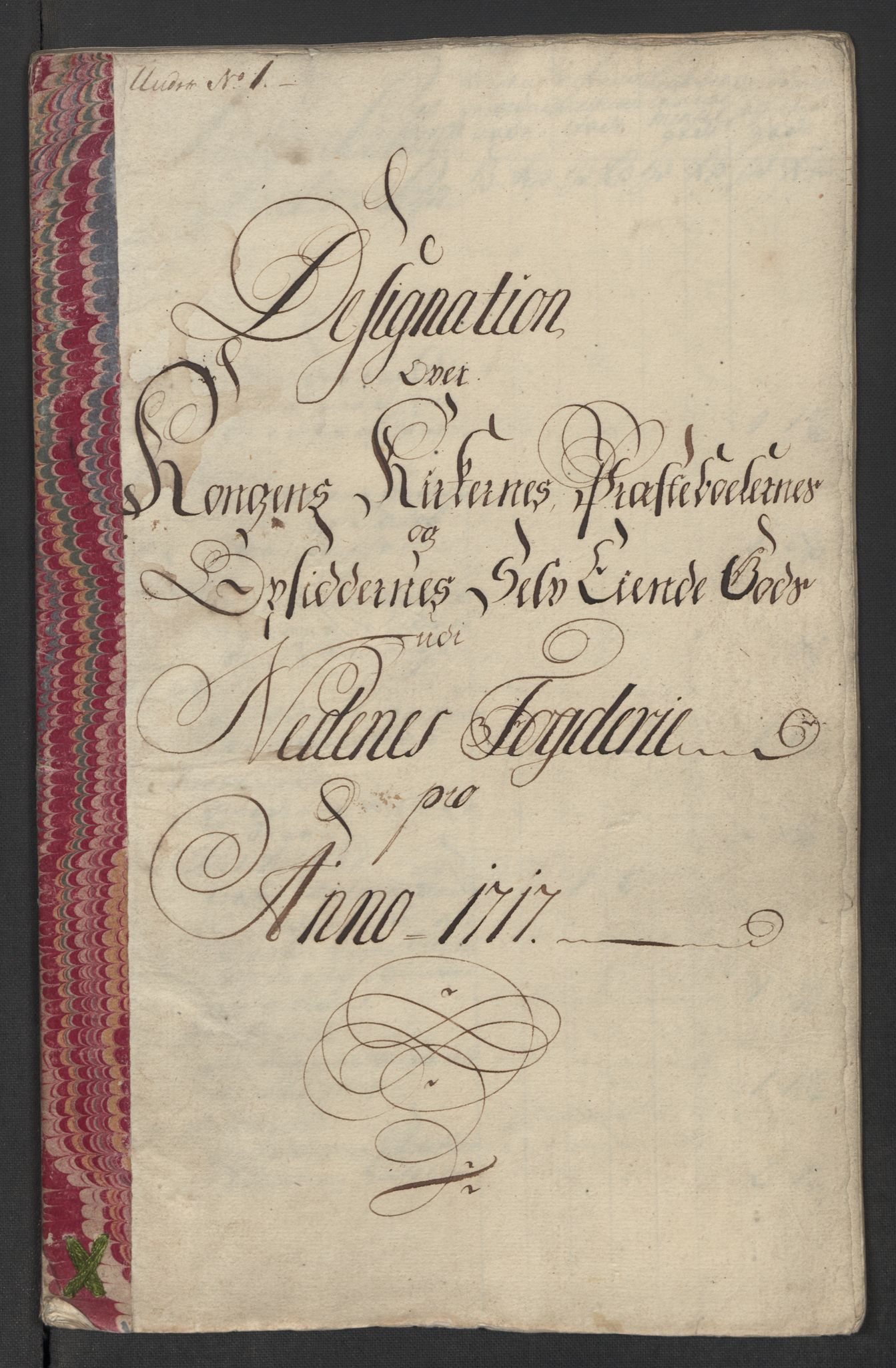 Rentekammeret inntil 1814, Reviderte regnskaper, Fogderegnskap, AV/RA-EA-4092/R39/L2326: Fogderegnskap Nedenes, 1717, p. 97
