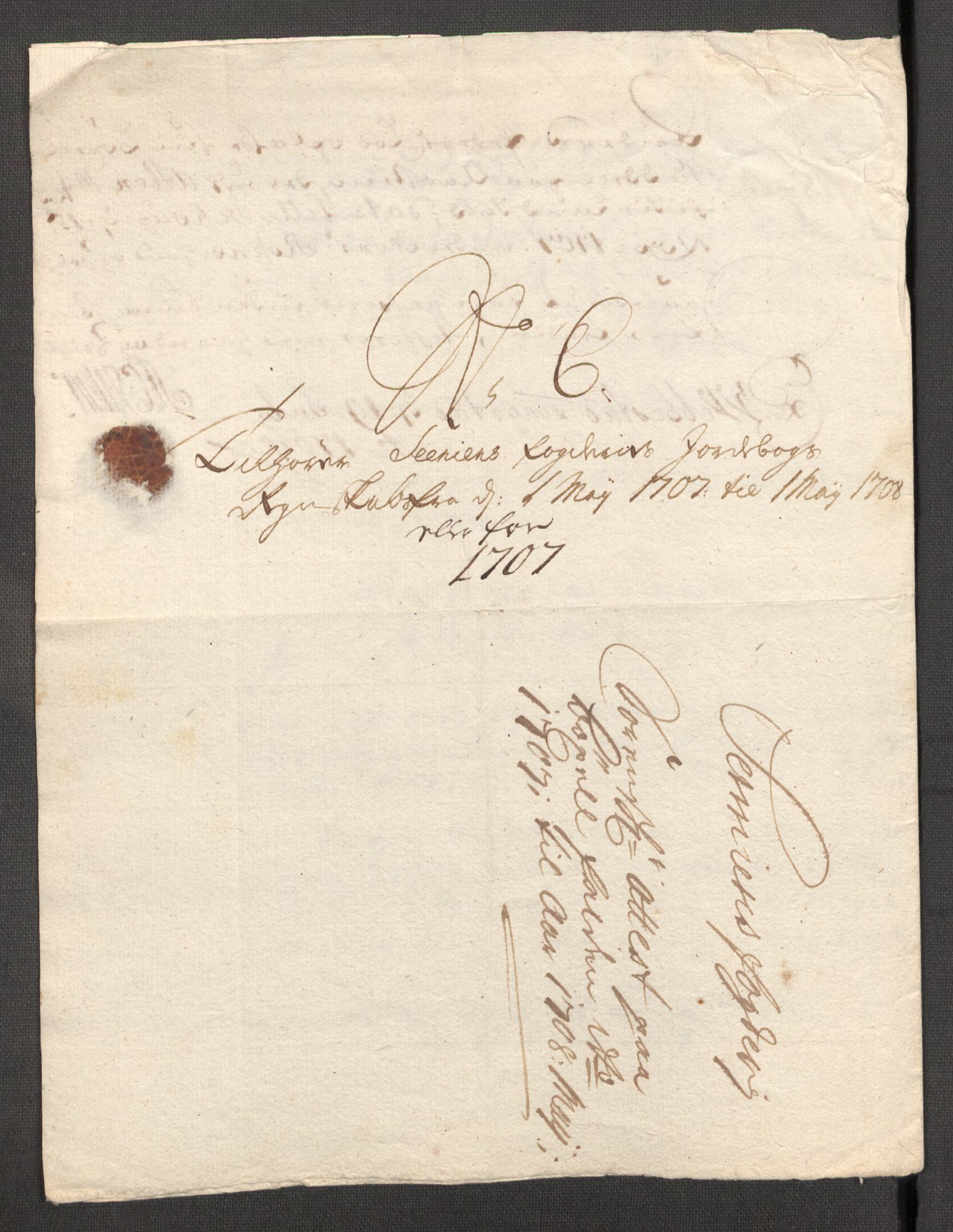 Rentekammeret inntil 1814, Reviderte regnskaper, Fogderegnskap, AV/RA-EA-4092/R68/L4756: Fogderegnskap Senja og Troms, 1705-1707, p. 393