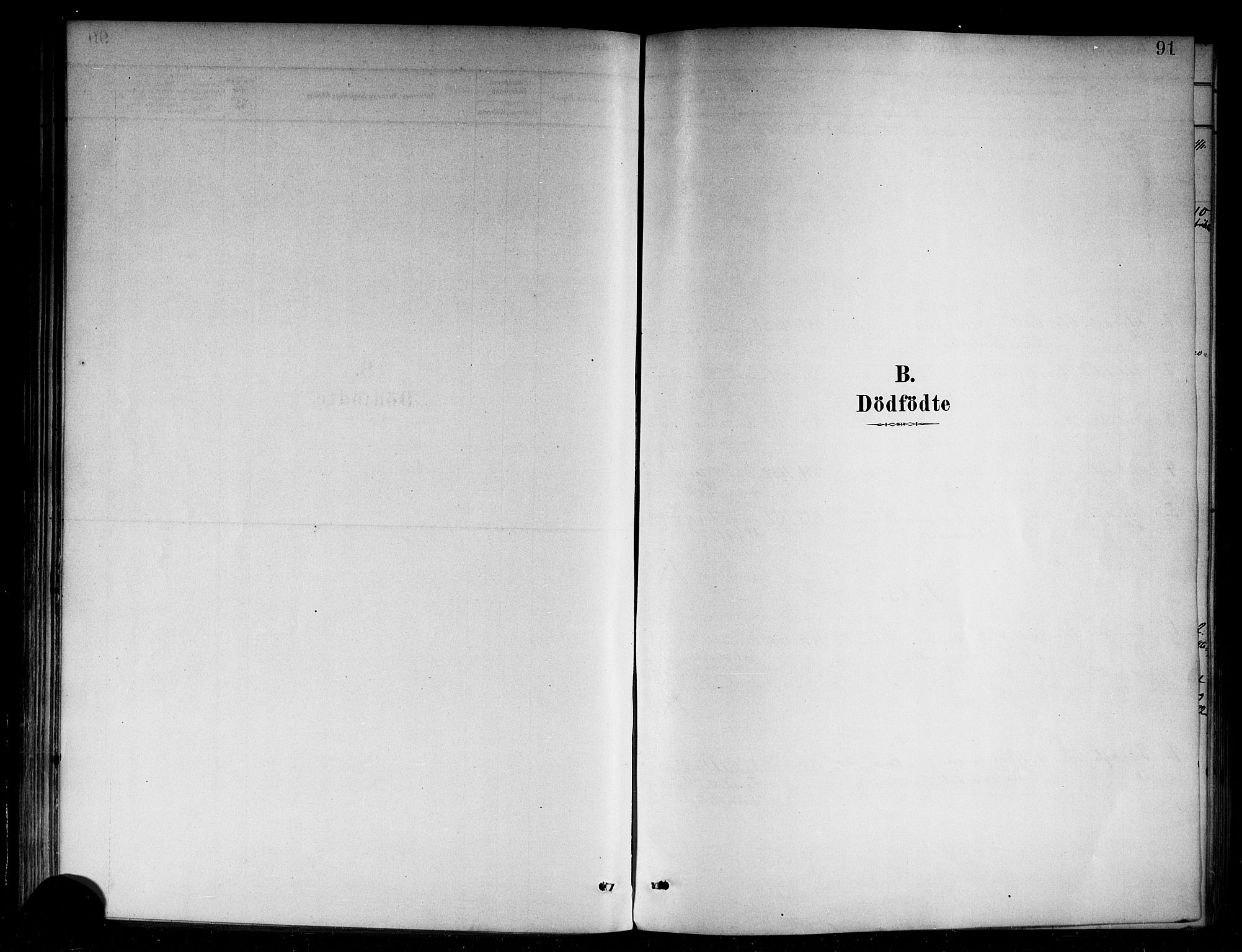 Vik sokneprestembete, SAB/A-81501: Parish register (official) no. B 1, 1878-1890, p. 91