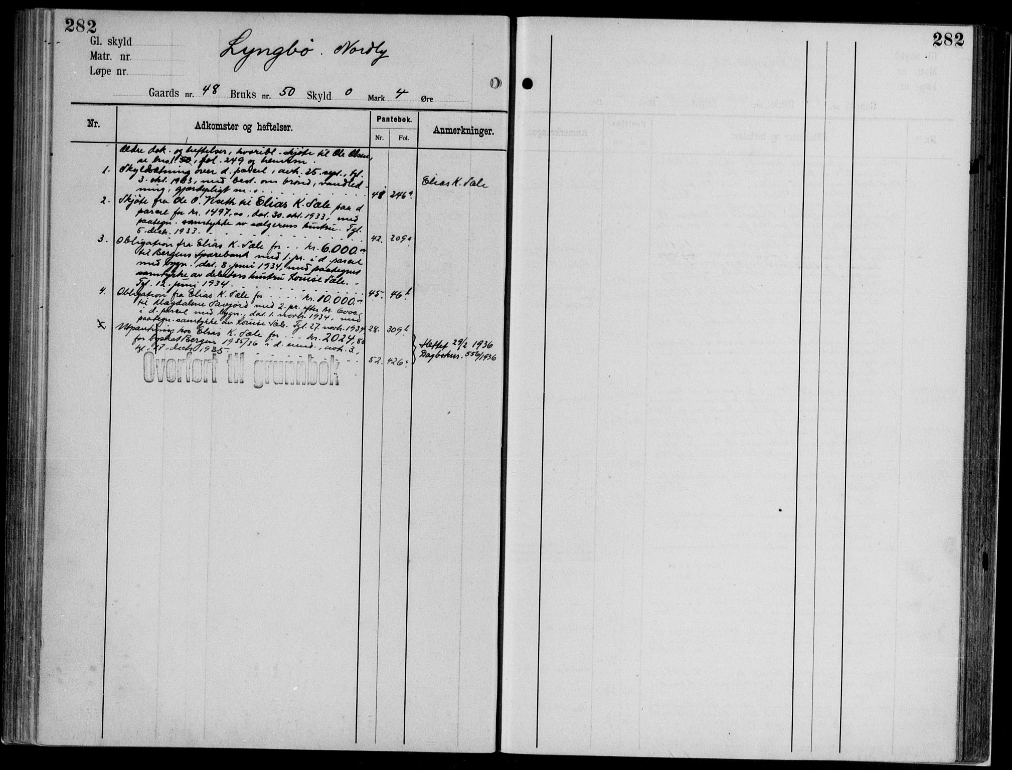 Midhordland sorenskriveri, AV/SAB-A-3001/1/G/Ga/Gab/L0112: Mortgage register no. II.A.b.112, p. 282