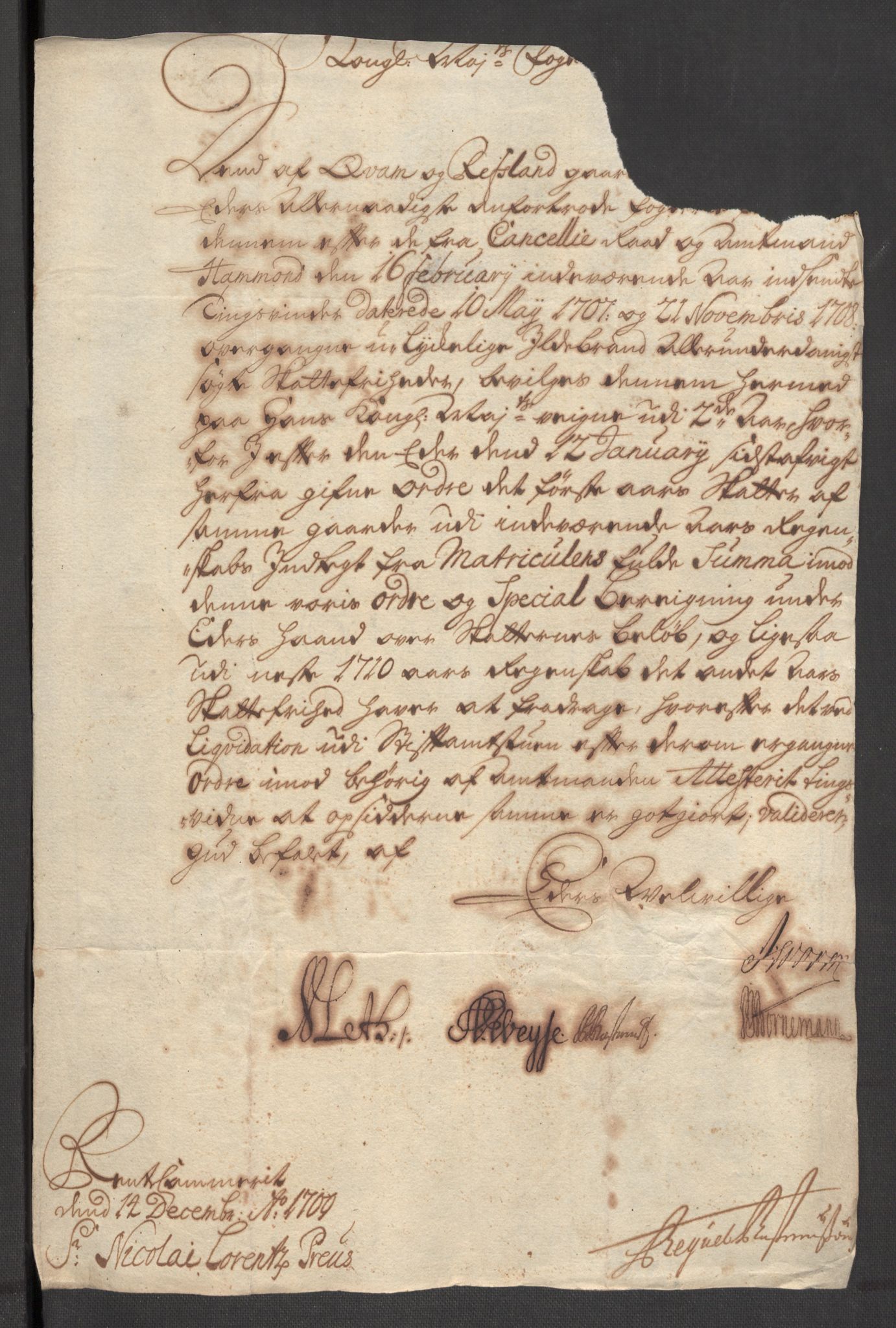 Rentekammeret inntil 1814, Reviderte regnskaper, Fogderegnskap, RA/EA-4092/R46/L2734: Fogderegnskap Jæren og Dalane, 1709-1710, p. 90