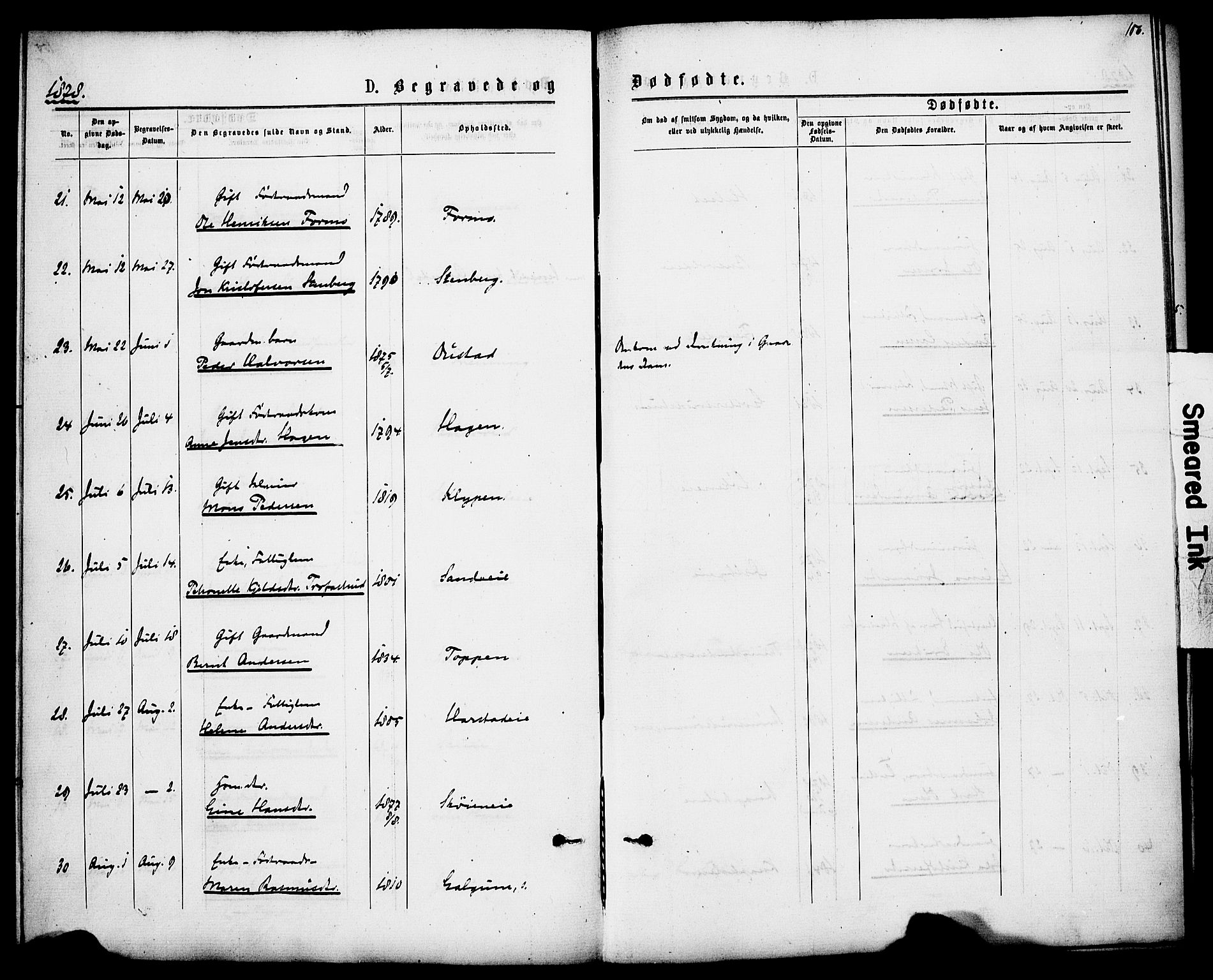 Romedal prestekontor, AV/SAH-PREST-004/K/L0007: Parish register (official) no. 7, 1875-1879, p. 106