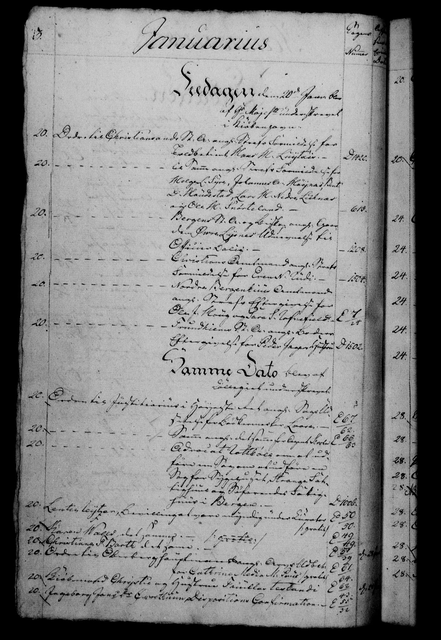 Danske Kanselli 1800-1814, RA/EA-3024/H/Hf/Hfb/Hfbc/L0005: Underskrivelsesbok m. register, 1804, p. 3