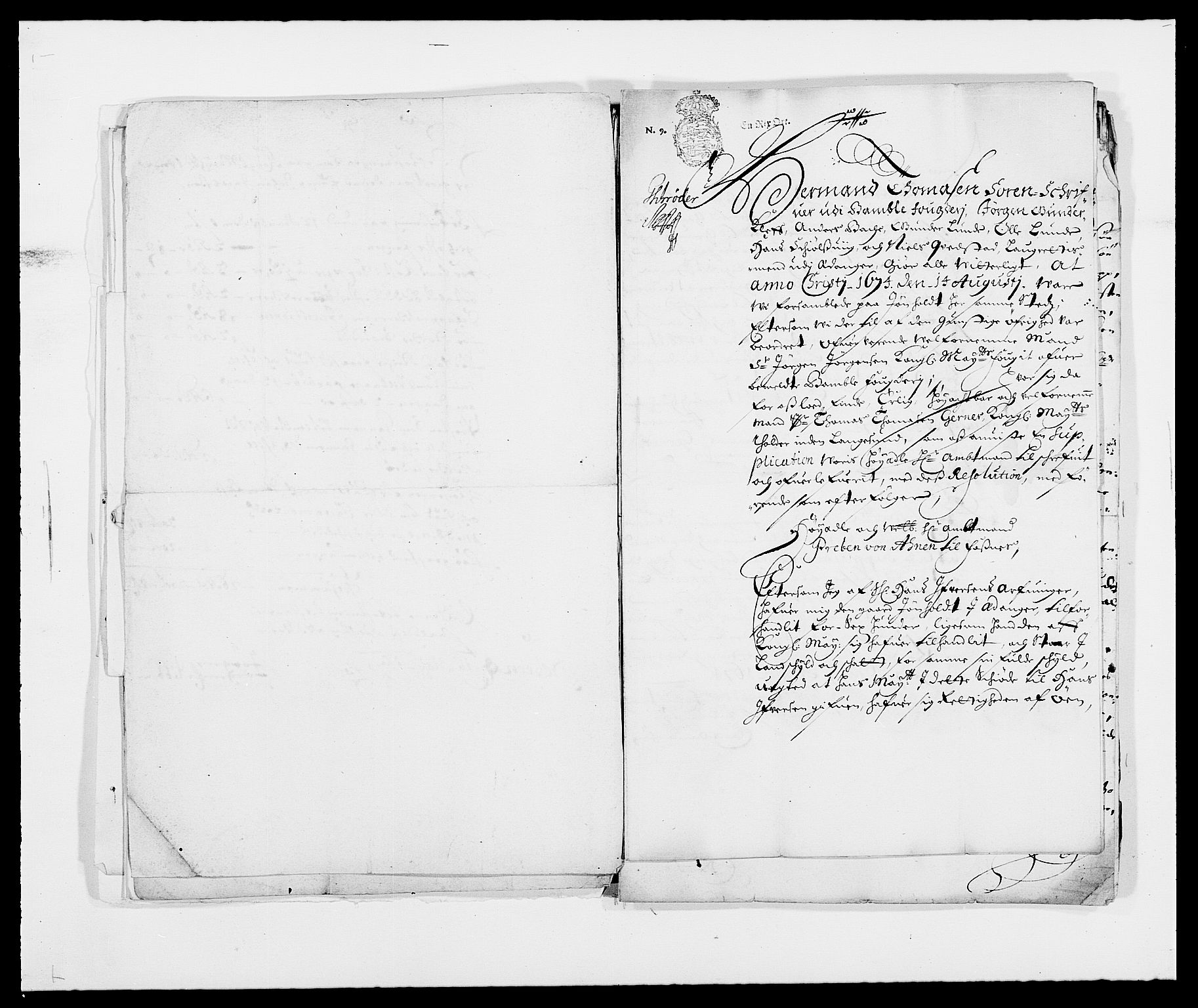Rentekammeret inntil 1814, Reviderte regnskaper, Fogderegnskap, AV/RA-EA-4092/R34/L2041: Fogderegnskap Bamble, 1670-1672, p. 414