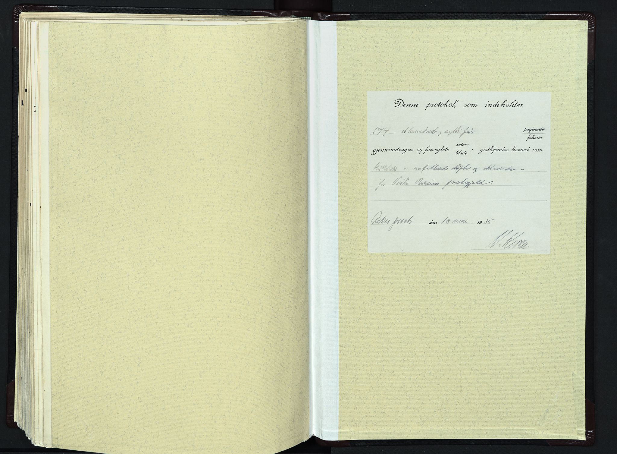 Vestre Bærum prestekontor Kirkebøker, AV/SAO-A-10209a/F/Fa/L0003: Parish register (official) no. 3, 1916-1930