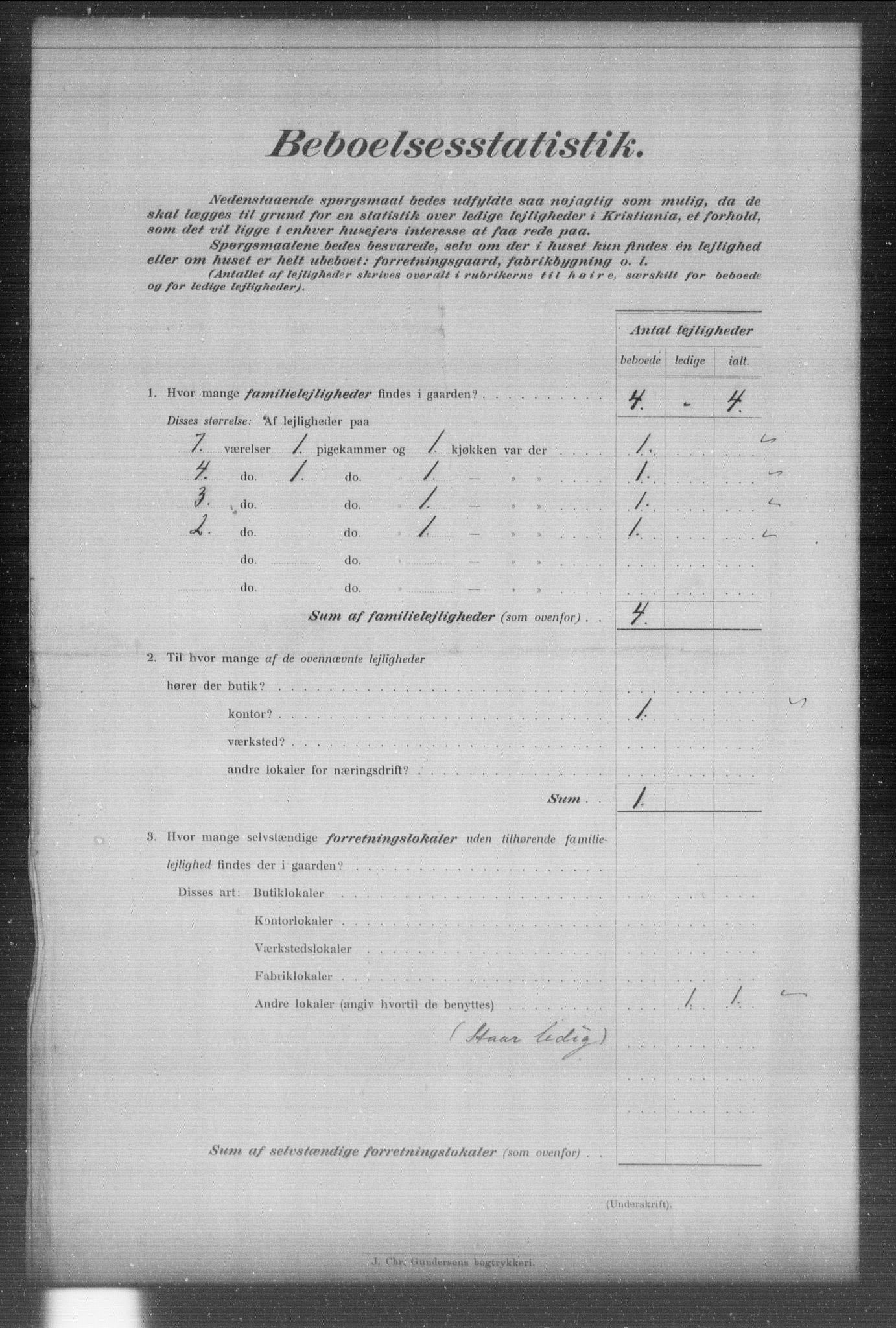 OBA, Municipal Census 1903 for Kristiania, 1903, p. 19844