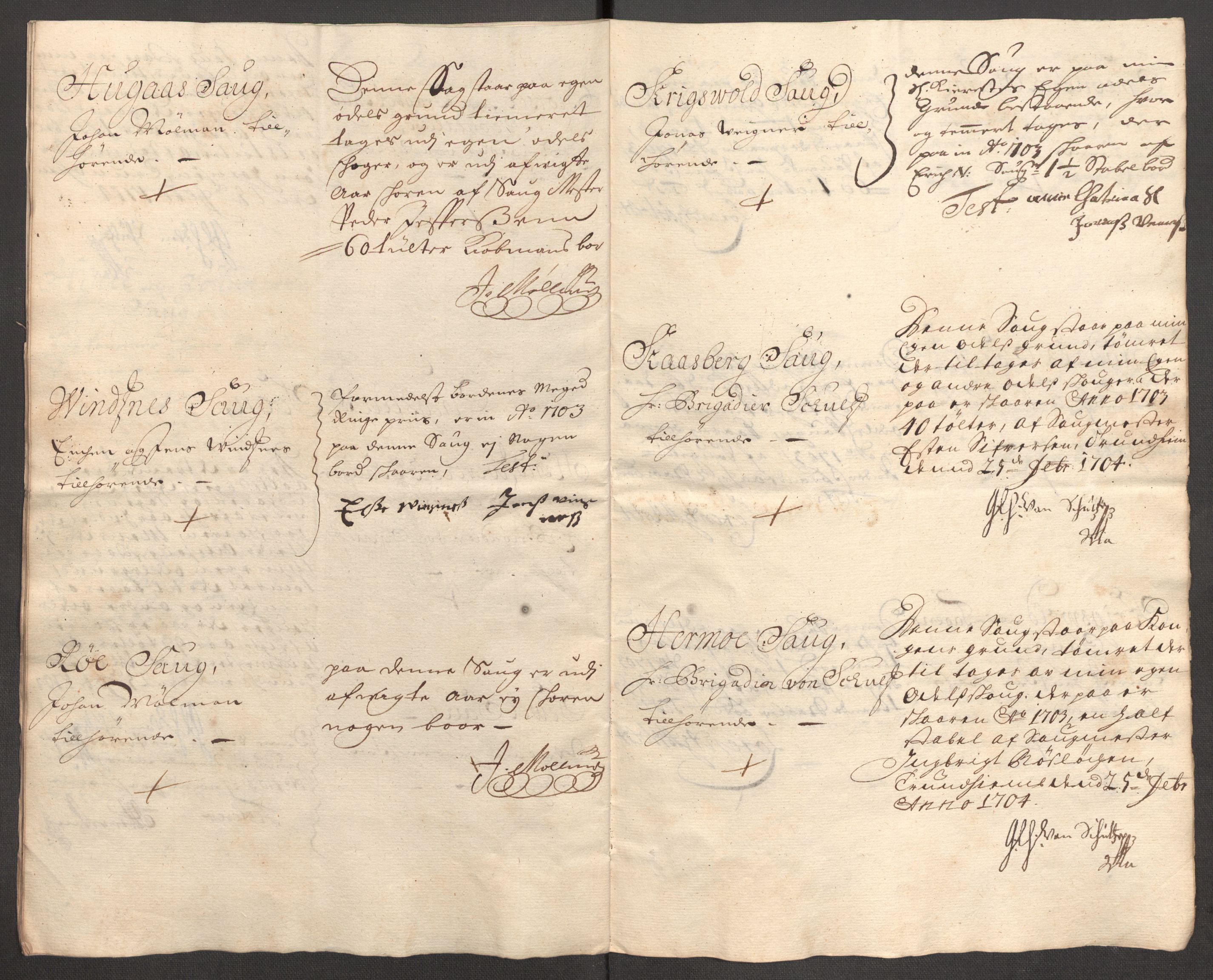 Rentekammeret inntil 1814, Reviderte regnskaper, Fogderegnskap, AV/RA-EA-4092/R60/L3953: Fogderegnskap Orkdal og Gauldal, 1703, p. 304