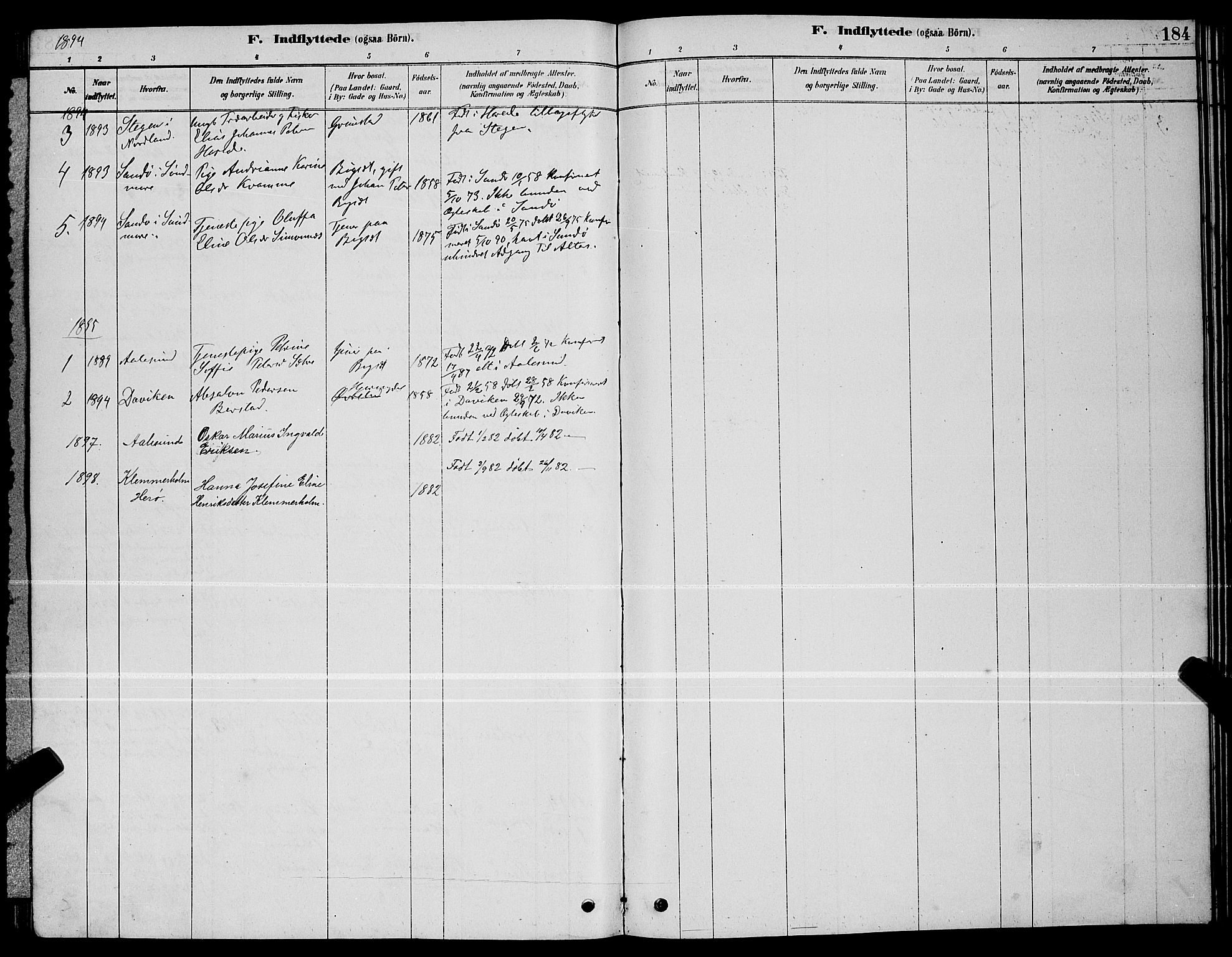 Ministerialprotokoller, klokkerbøker og fødselsregistre - Møre og Romsdal, AV/SAT-A-1454/510/L0125: Parish register (copy) no. 510C02, 1878-1900, p. 184