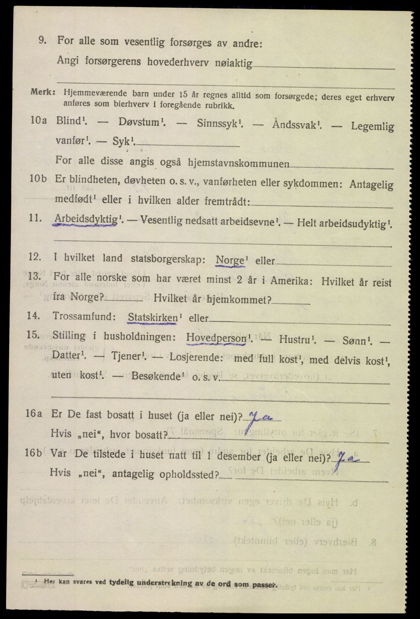 SAK, 1920 census for Søndeled, 1920, p. 5478