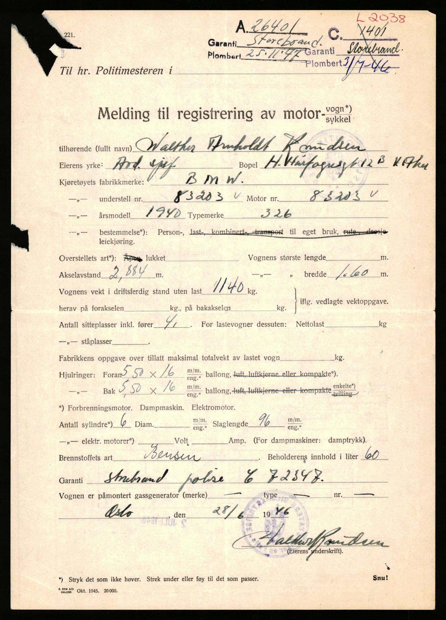 Stavanger trafikkstasjon, AV/SAST-A-101942/0/F/L0006: L-1700 - L-2149, 1930-1971, p. 1451