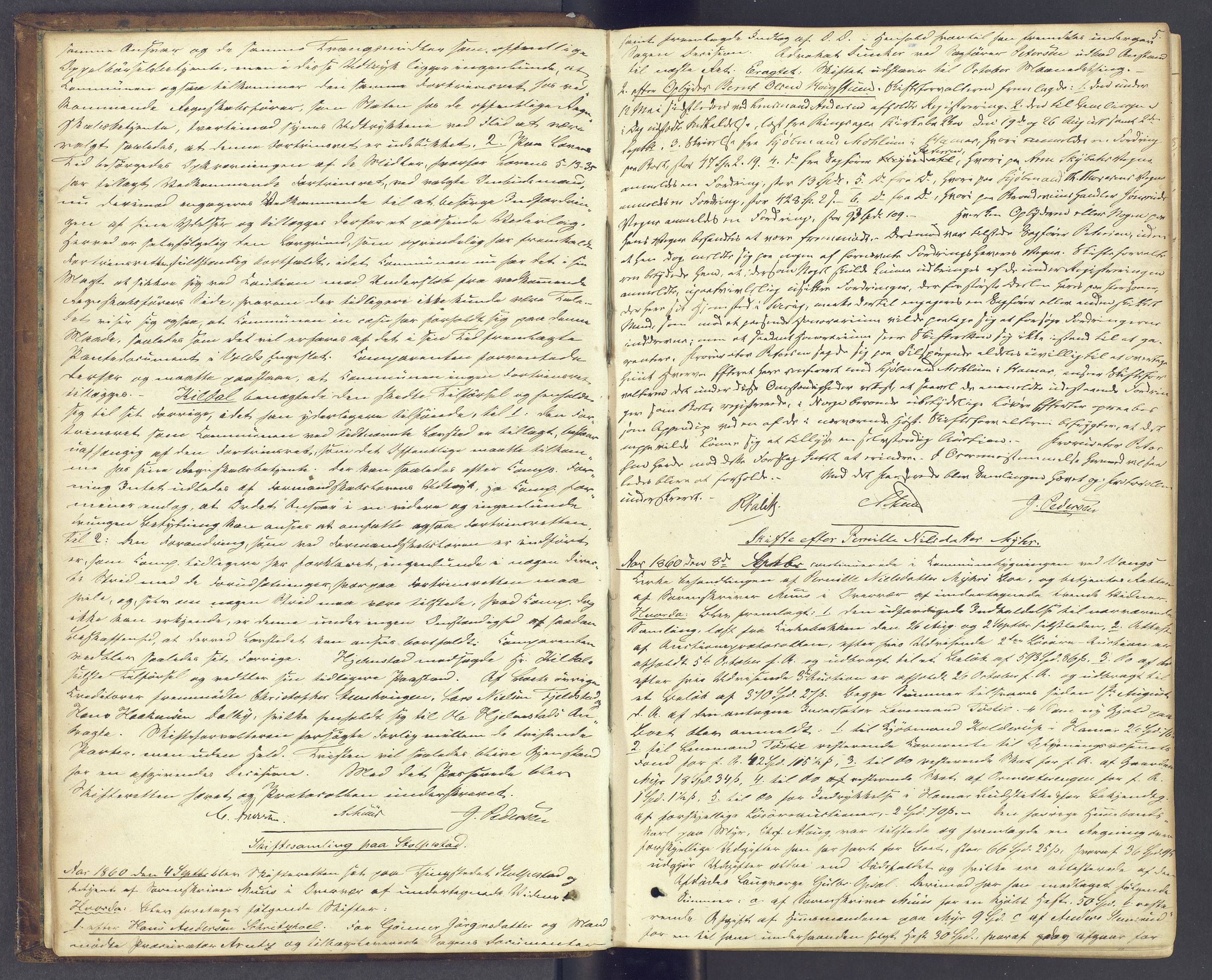 Nord-Hedmark sorenskriveri, AV/SAH-TING-012/J/Ja/L0013: Skifteprotokoll, 1860-1867, p. 4b-5a
